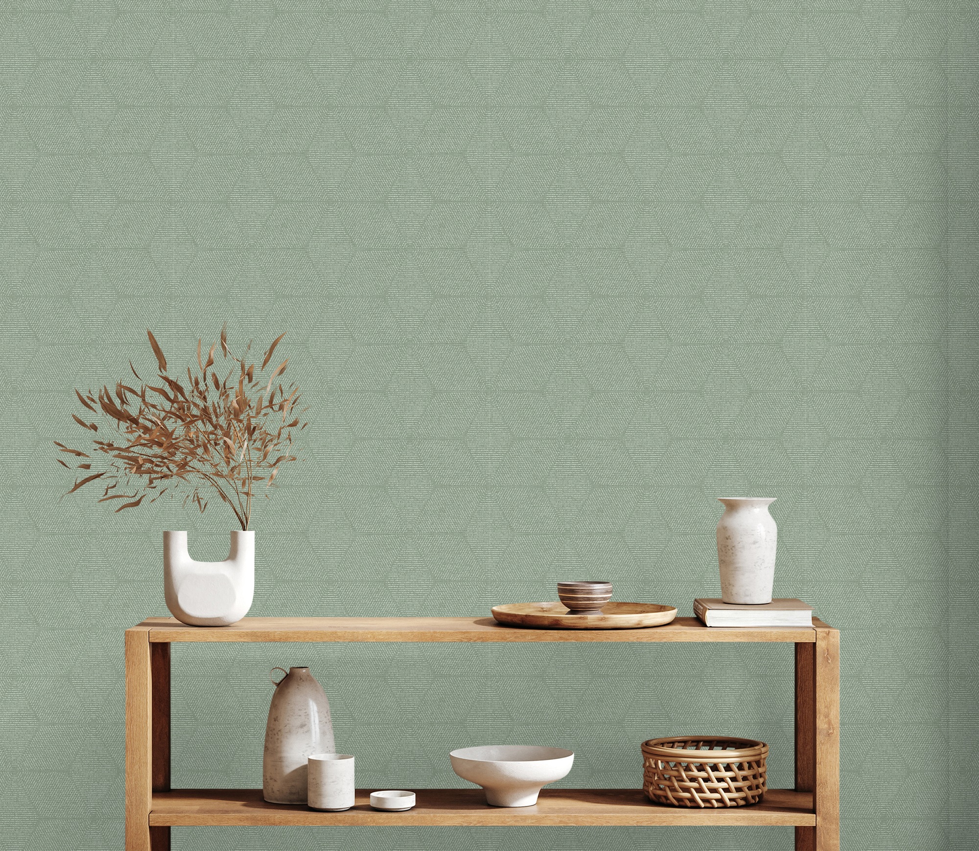 A.S. Création Vliestapete »Antigua Grafiktapete Retro«, matt-gemustert-neutral, Tapete Grafisch Rauten Tapeten Wohnzimmer Schlafzimmer Küche modern