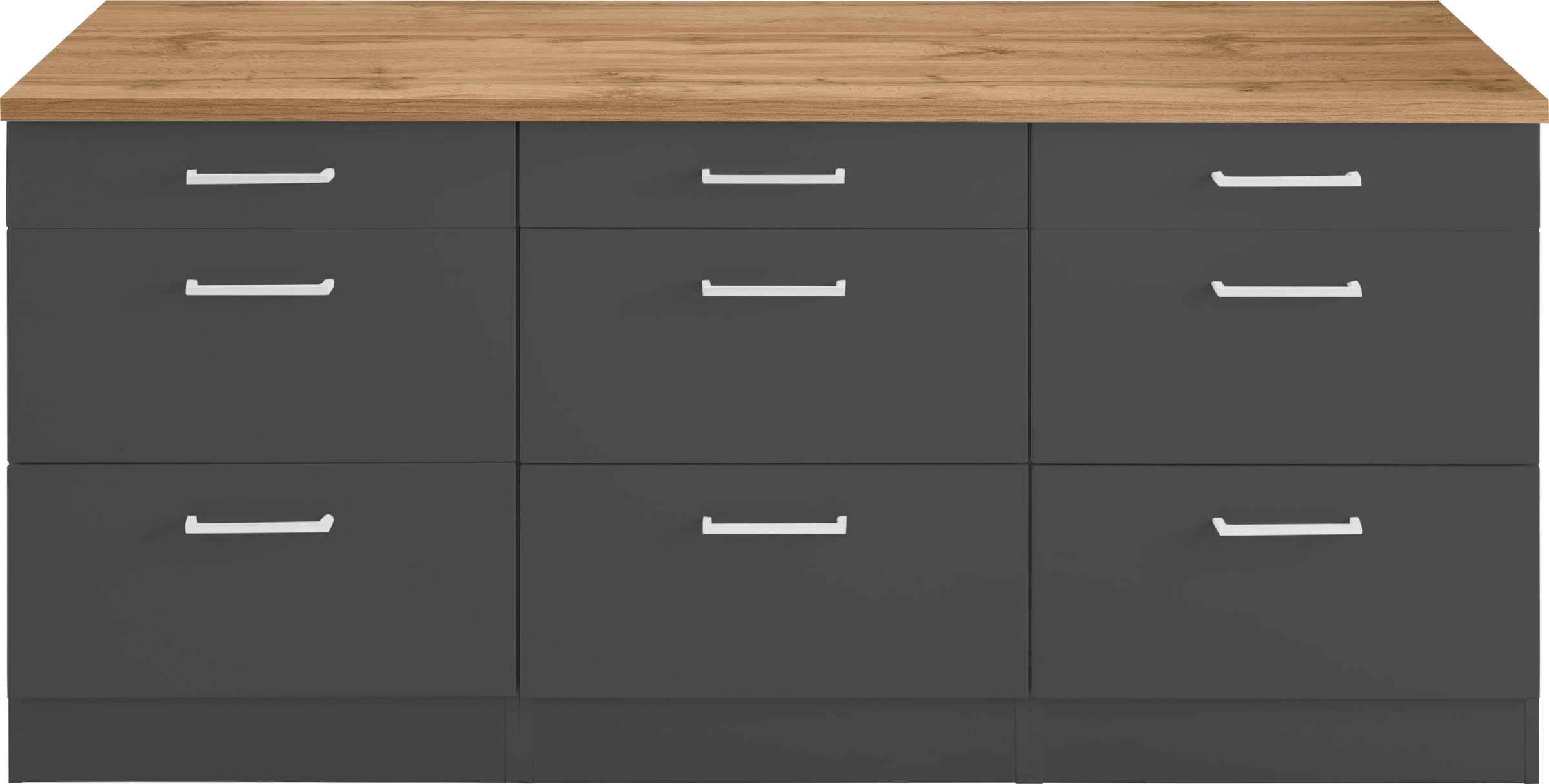 KOCHSTATION Unterschrank »KS-Kehl«, Breite 180 cm