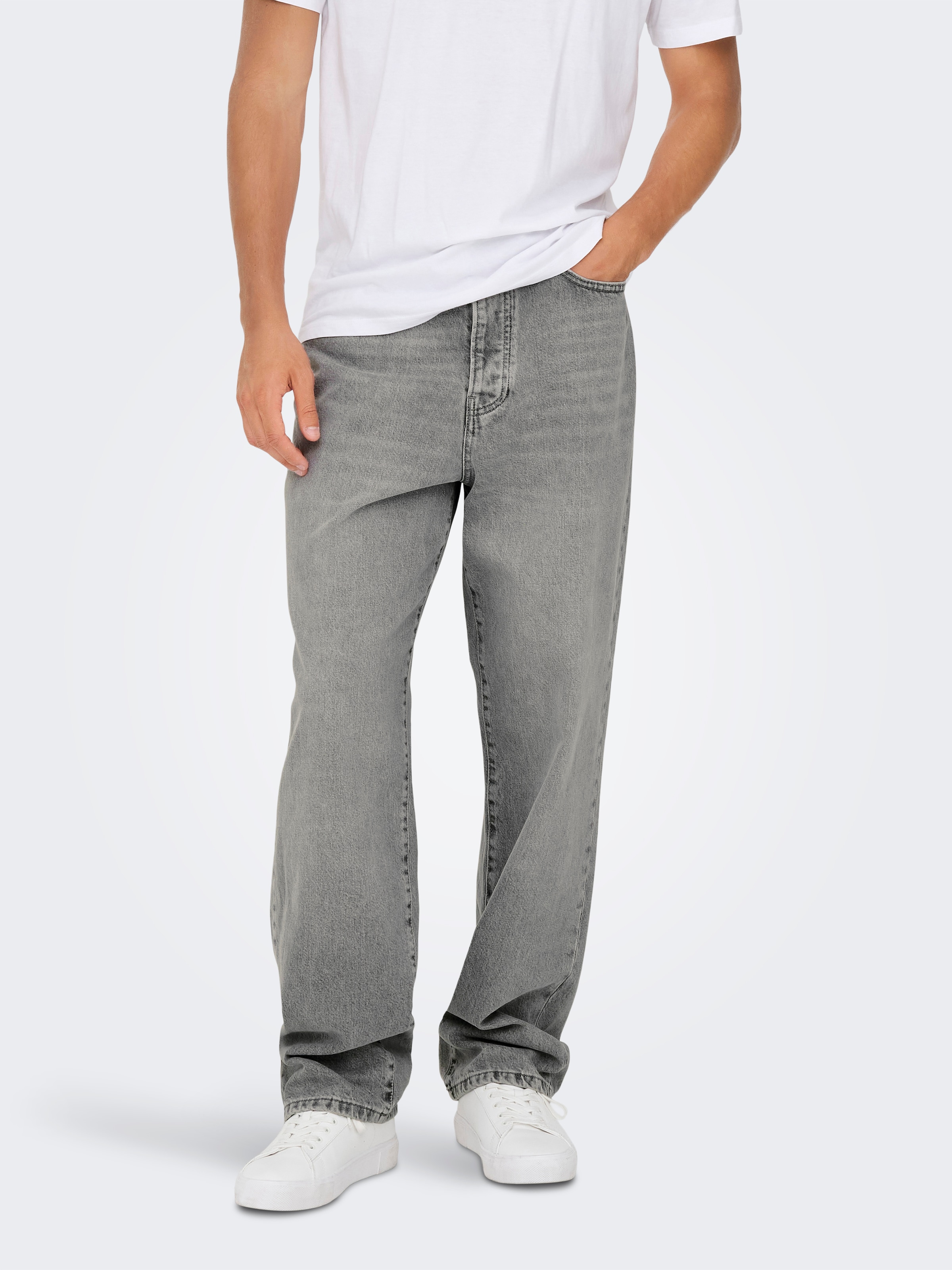 ONLY & SONS Loose-fit-Jeans "ONSFADE LOOSE WB 6778 A14 DNM NOOS" günstig online kaufen