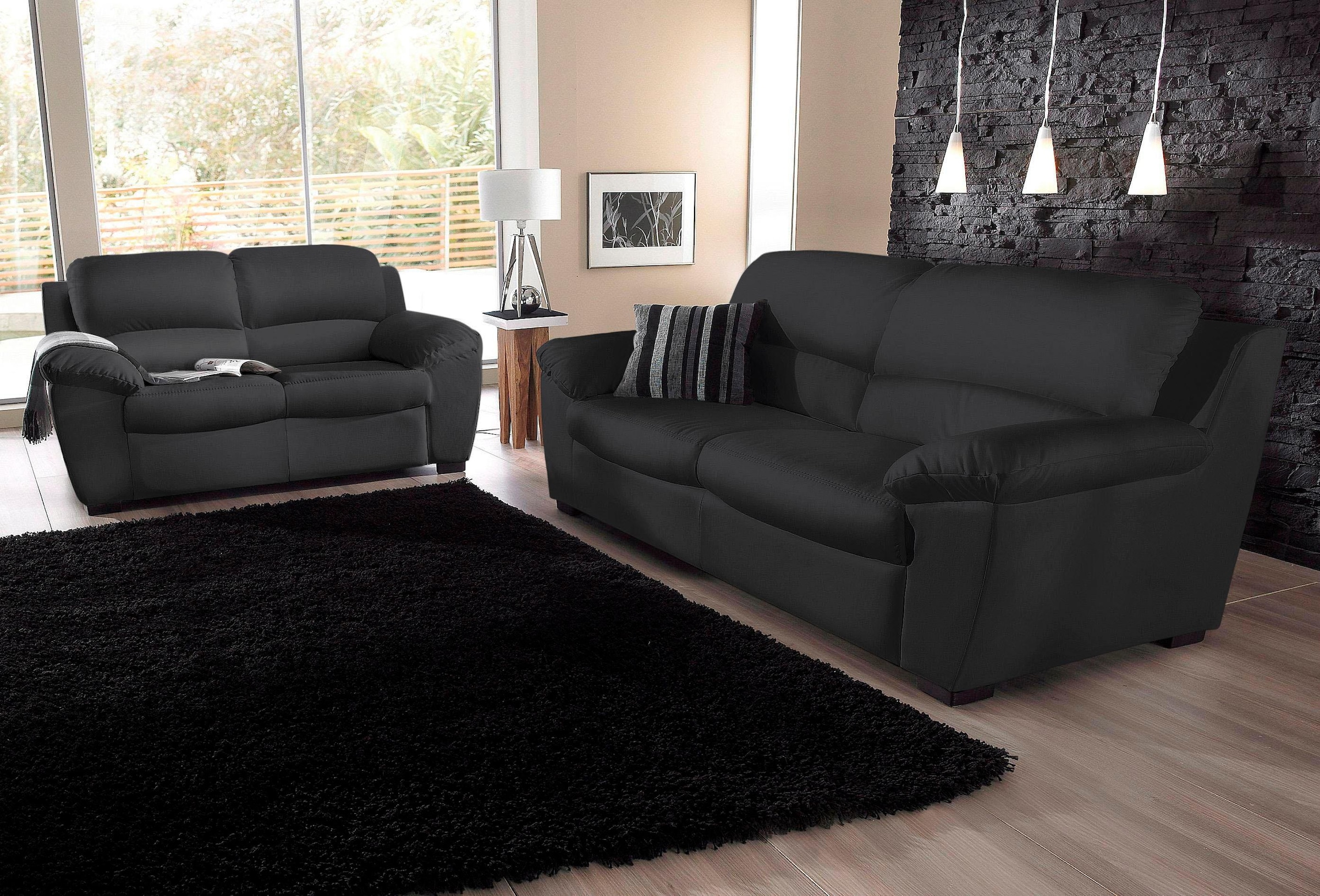 COTTA Sitzgruppe "Dani" Set, 2 Stk. tlg. Set bestehend aus: 2-Sitzer & 2,5- günstig online kaufen