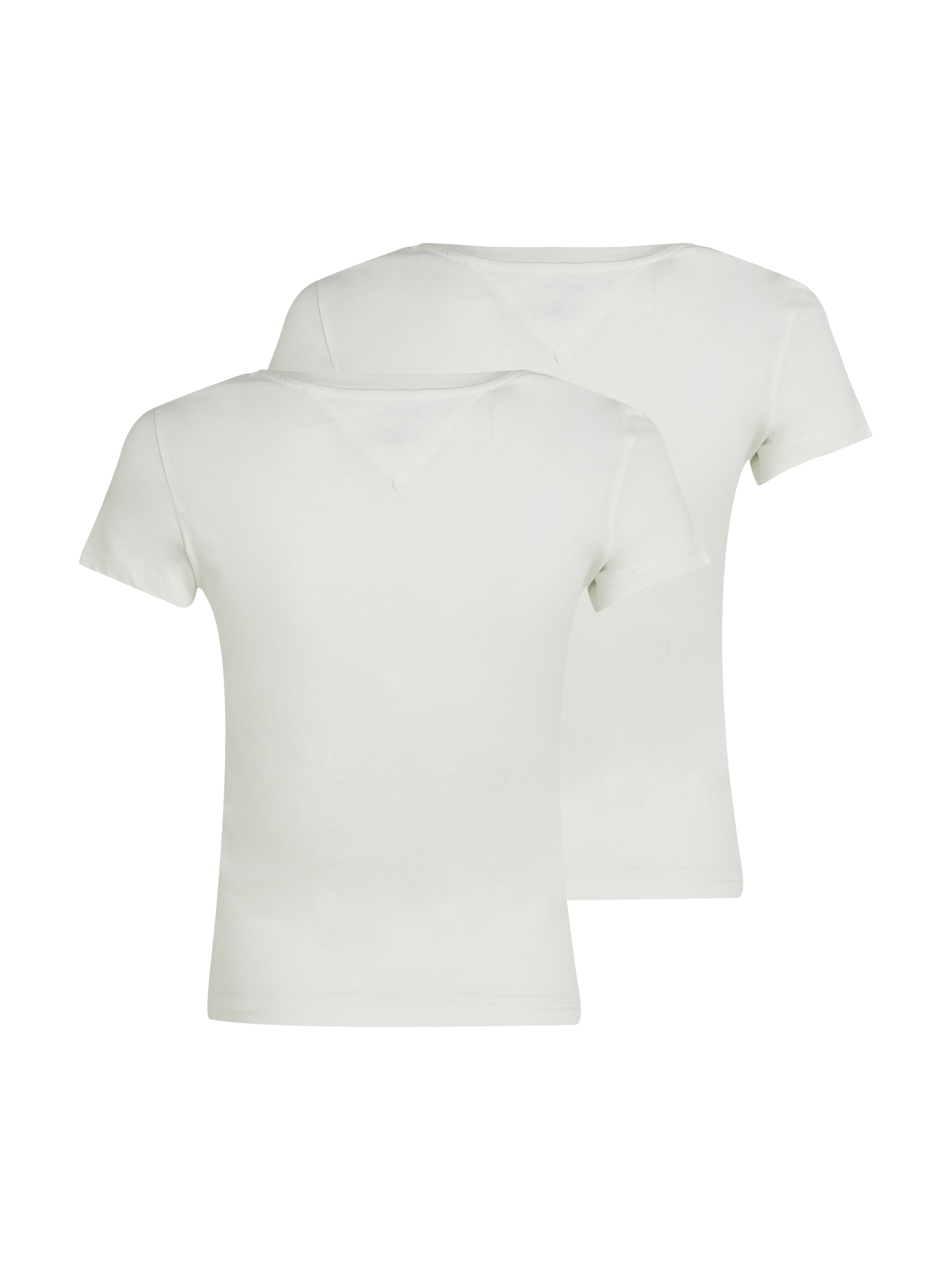 Tommy Jeans T-Shirt »TJW 2PACK V-NECK TEE«, (Packung, 2 tlg., 2-er Pack), mit Logostickerei