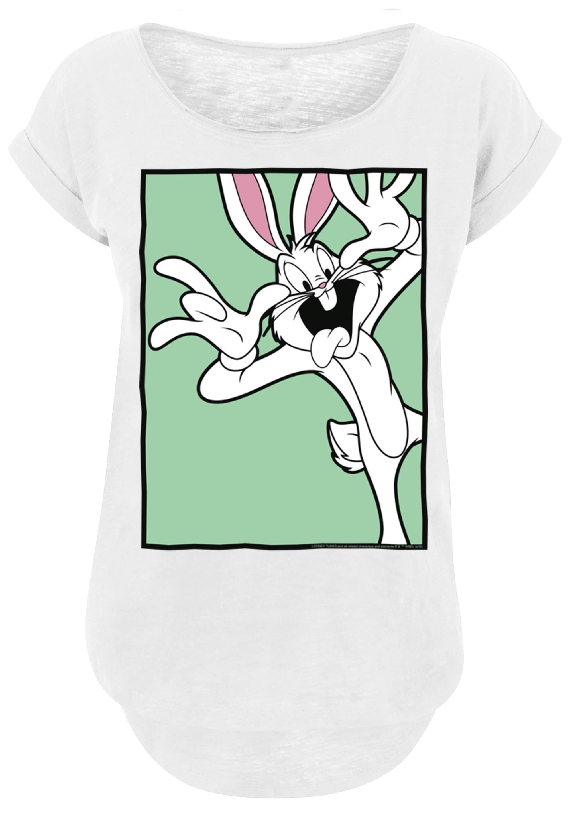 F4NT4STIC T-Shirt "Looney Tunes Bugs Bunny Drawing Instruction", Print günstig online kaufen