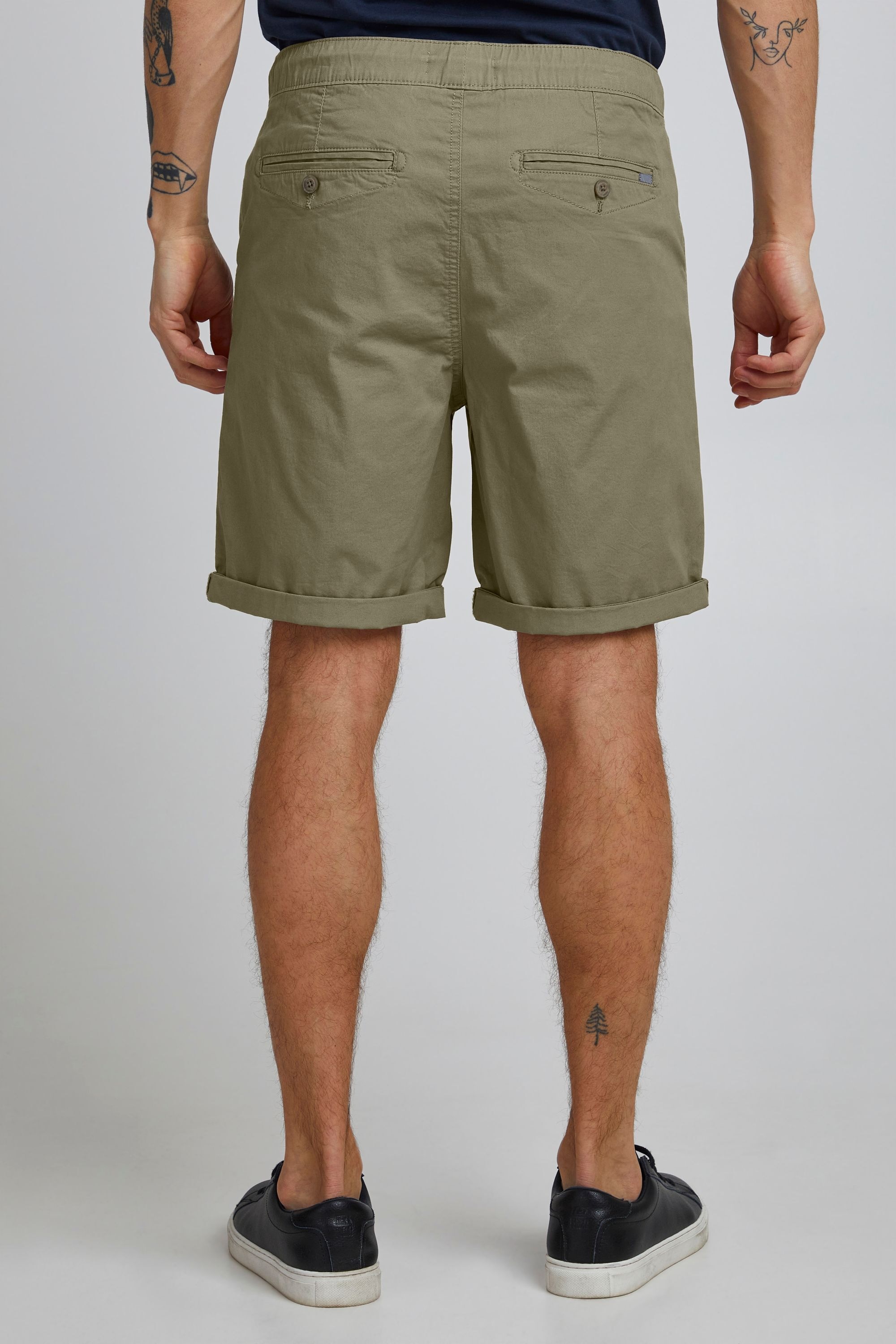 !solid Shorts SOLID "Shorts SDJacob-Jim", Herren, Gr. XL, N-Gr, grün (vetiver), Obermaterial: 98% Baumwolle CO. 2% Elasthan EL., Hosen Shorts 3