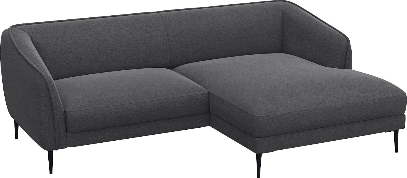 FLEXLUX Ecksofa "Belle Designsofa, bequem durch Kaltschaum im Sitz, OTTOs C günstig online kaufen