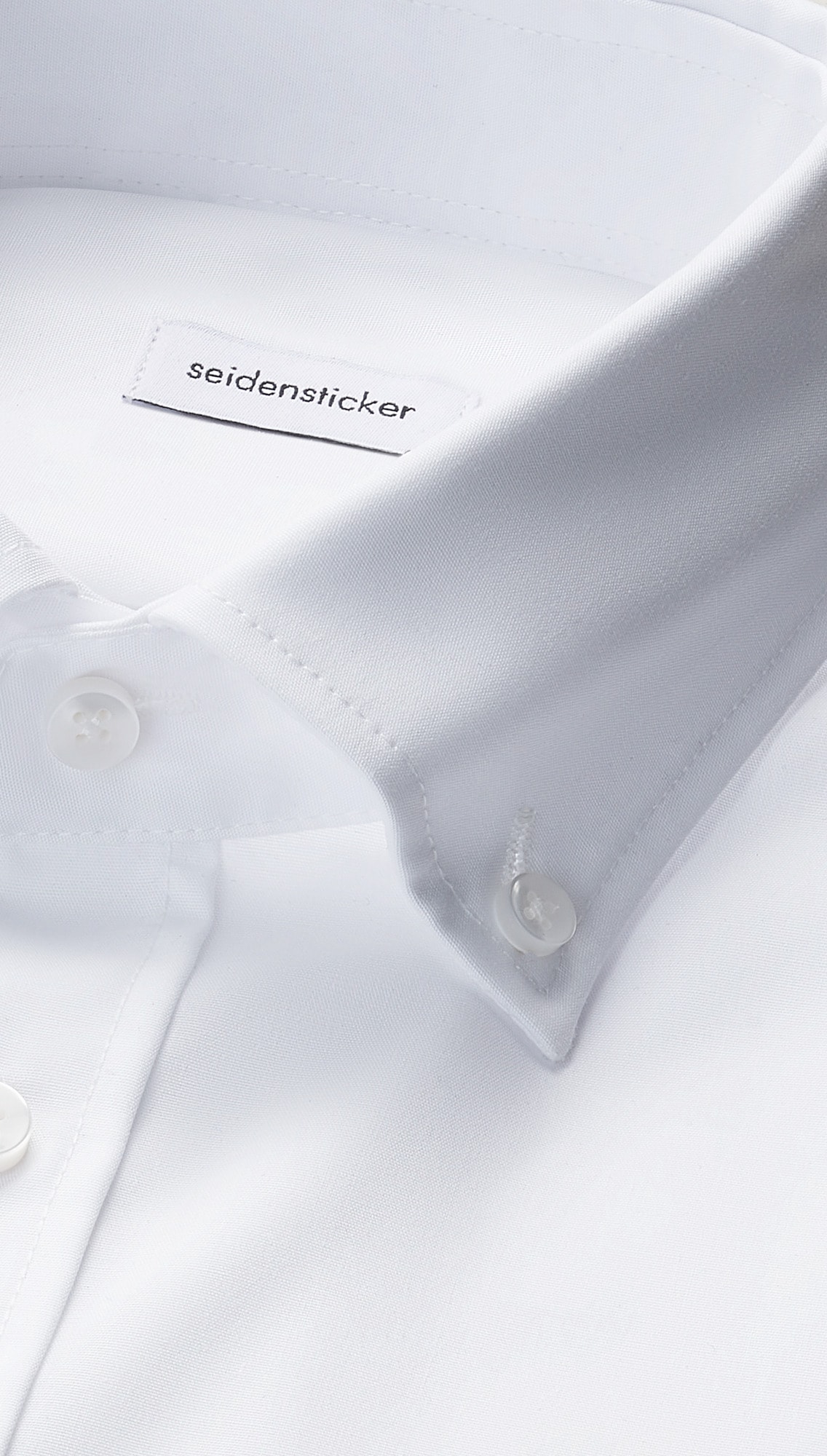 seidensticker Businesshemd »Schwarze Rose«, Slim 1/1 Button-Down-Kragen Uni