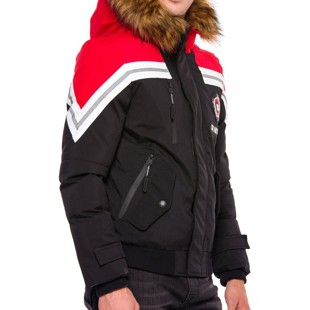 Cipo & Baxx Winterjacke, (1 St.)