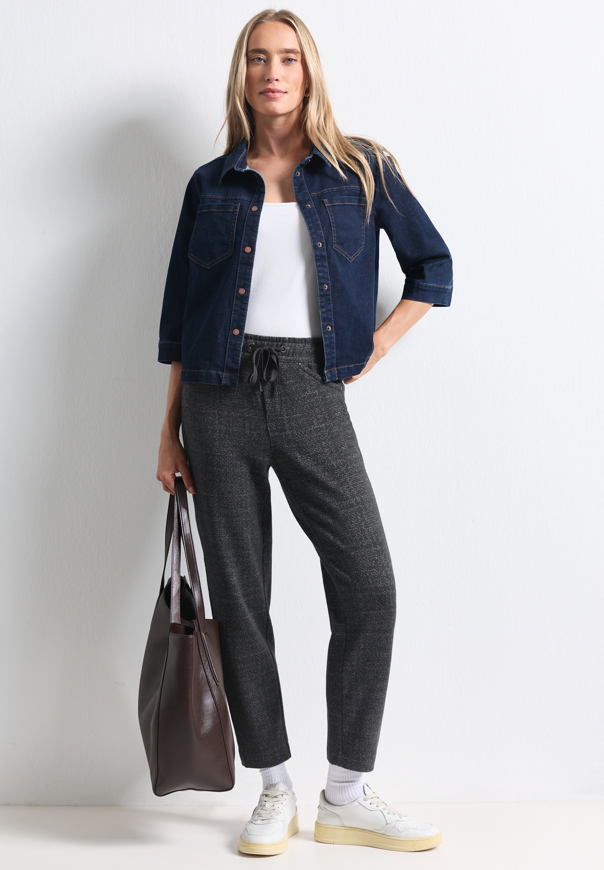 STREET ONE Stoffhose  Middle Waist