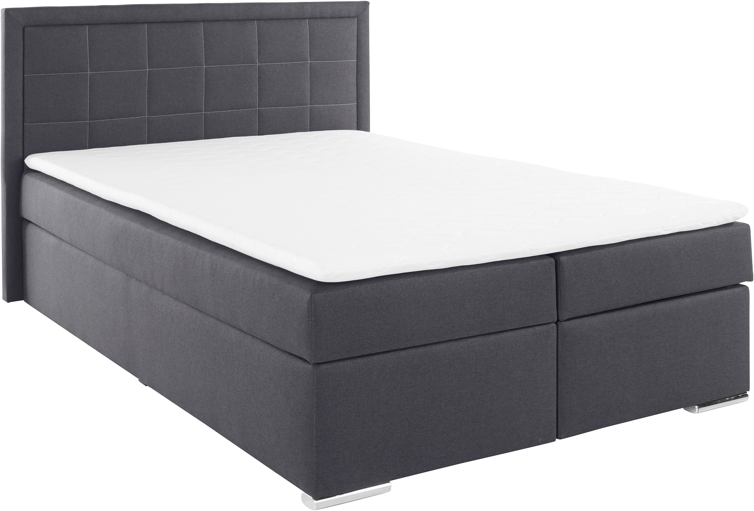 Boxbett Athena Box Spring Bed Anthracite 153x206cm 7