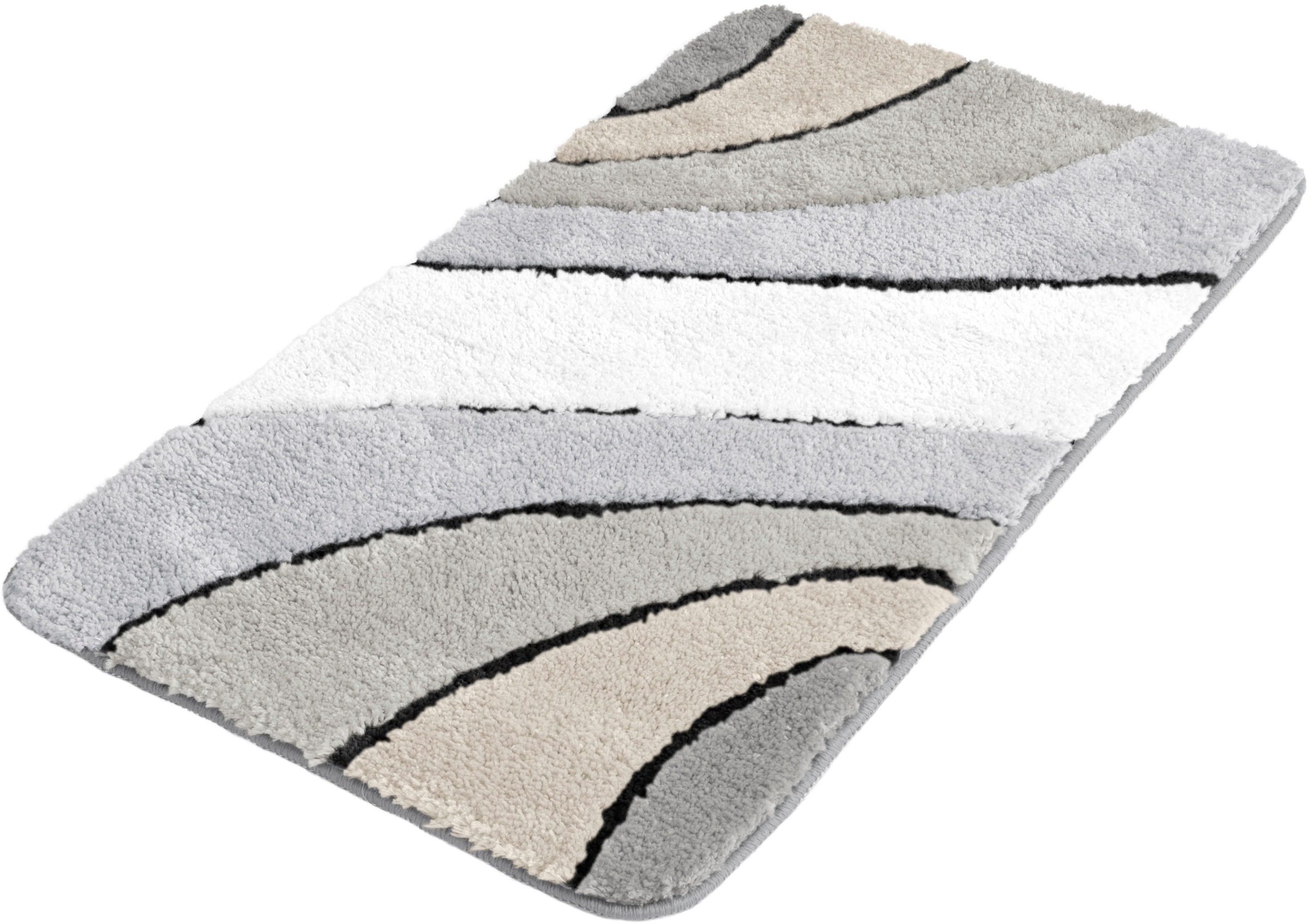 my home Badematte "Josie, Badvorleger, Badezimmer Teppich" Höhe 20 mm rutsc günstig online kaufen