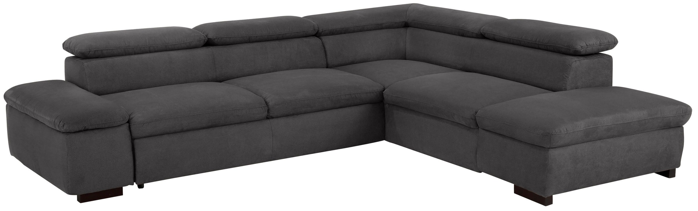 OTTO home Ecksofa "Alberto L-Form" mit Kopfteilverstellung, wahlweise mit Schlaffunktion