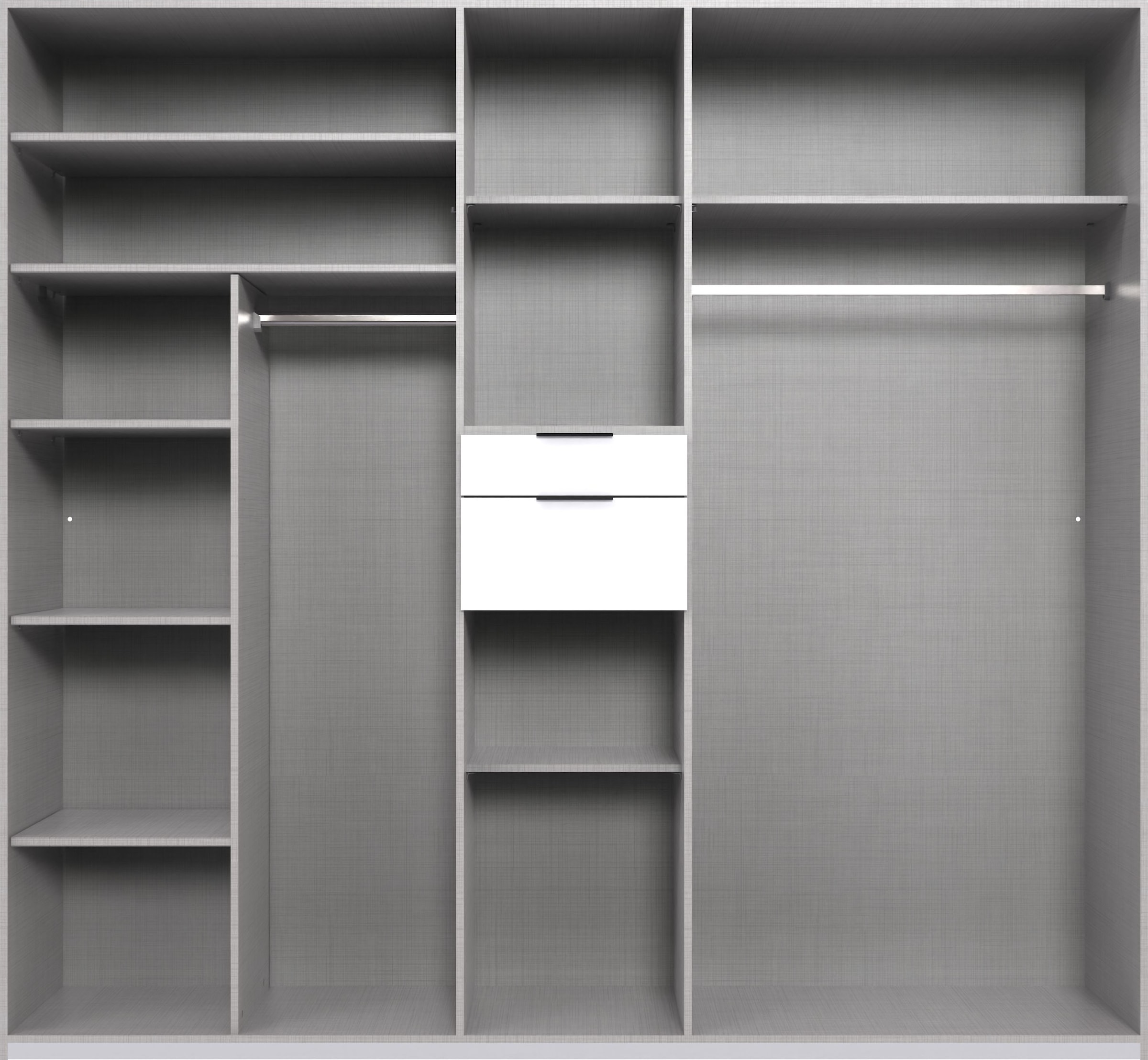 Wimex Drehtürenschrank »Moldau Kleiderschrank mit Spiegel Schlafzimmerschrank Bestseller«, Wähle deine Innenausstattung fertig konfiguriert im Schrank