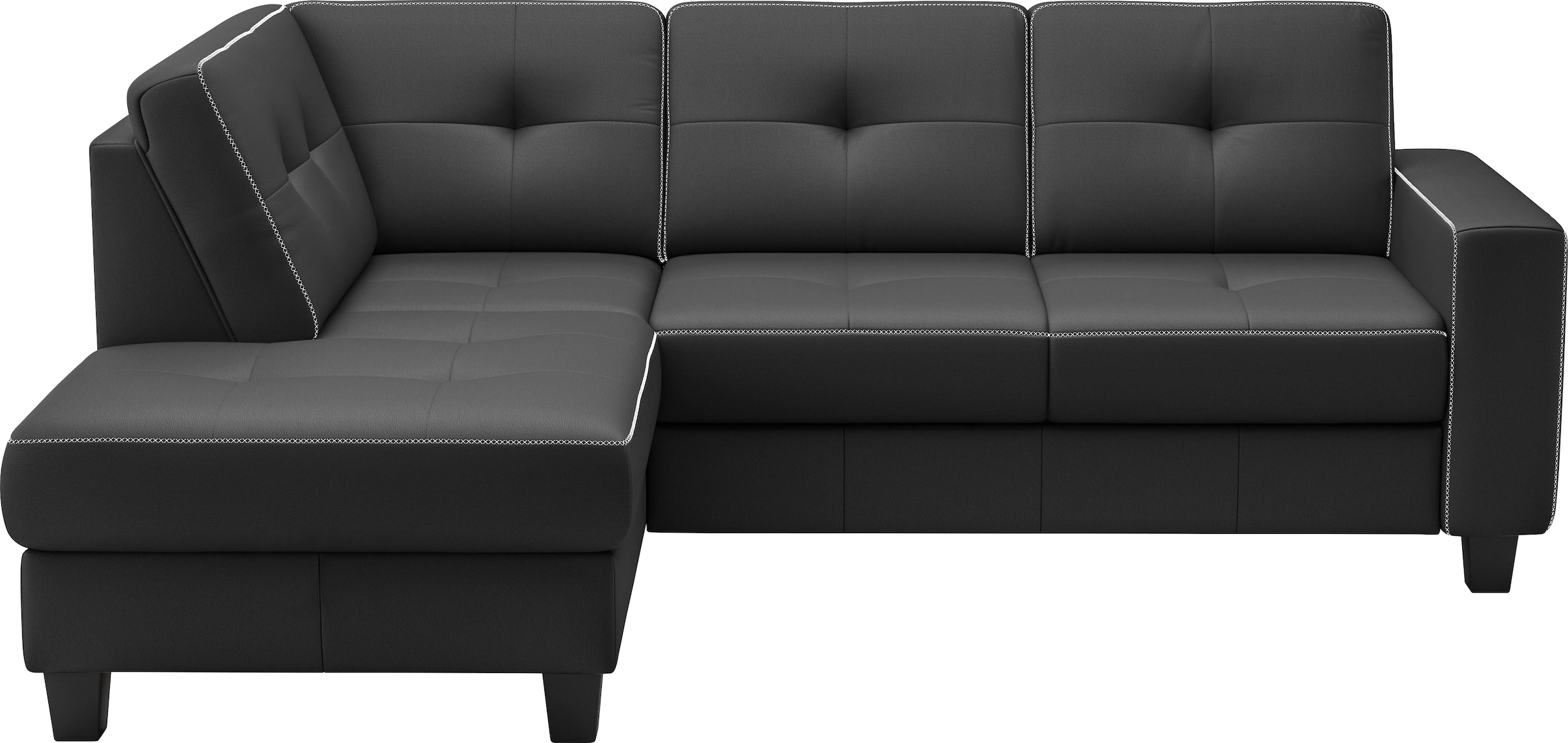 Places of Style Ecksofa "Varese", wahlweise mit Bettfunktion und Bettkasten günstig online kaufen