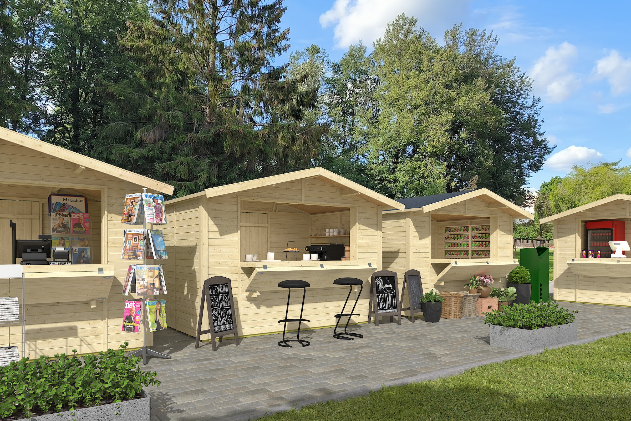 Nordic Holz Gartenhaus "Elementhaus KENT 5" günstig online kaufen