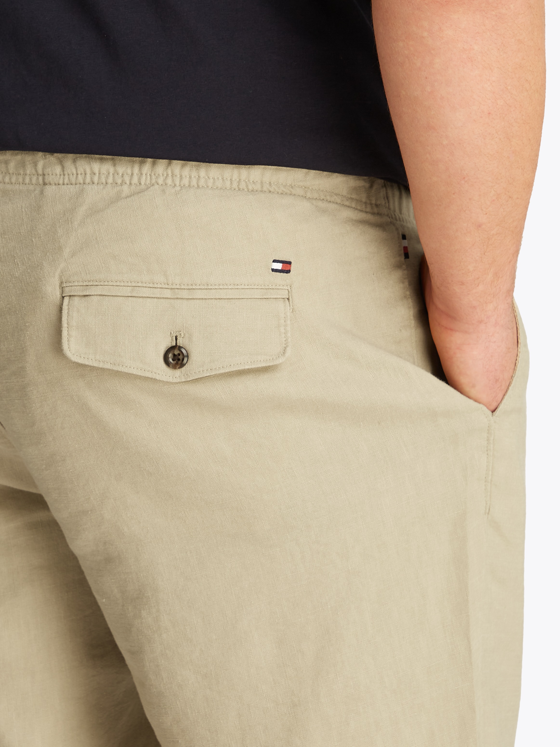 Thumbnail - Tommy Hilfiger Big & Tall Shorts "BT-BROOKLYN PO LINEN SHORT-B" Große Größen