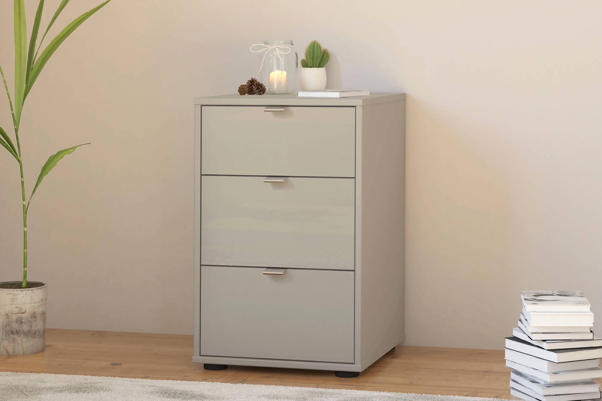 WIEMANN Nachtkonsole "Nizza" Set, 2 tlg. vormontiert, mit Soft-Close und Gl günstig online kaufen