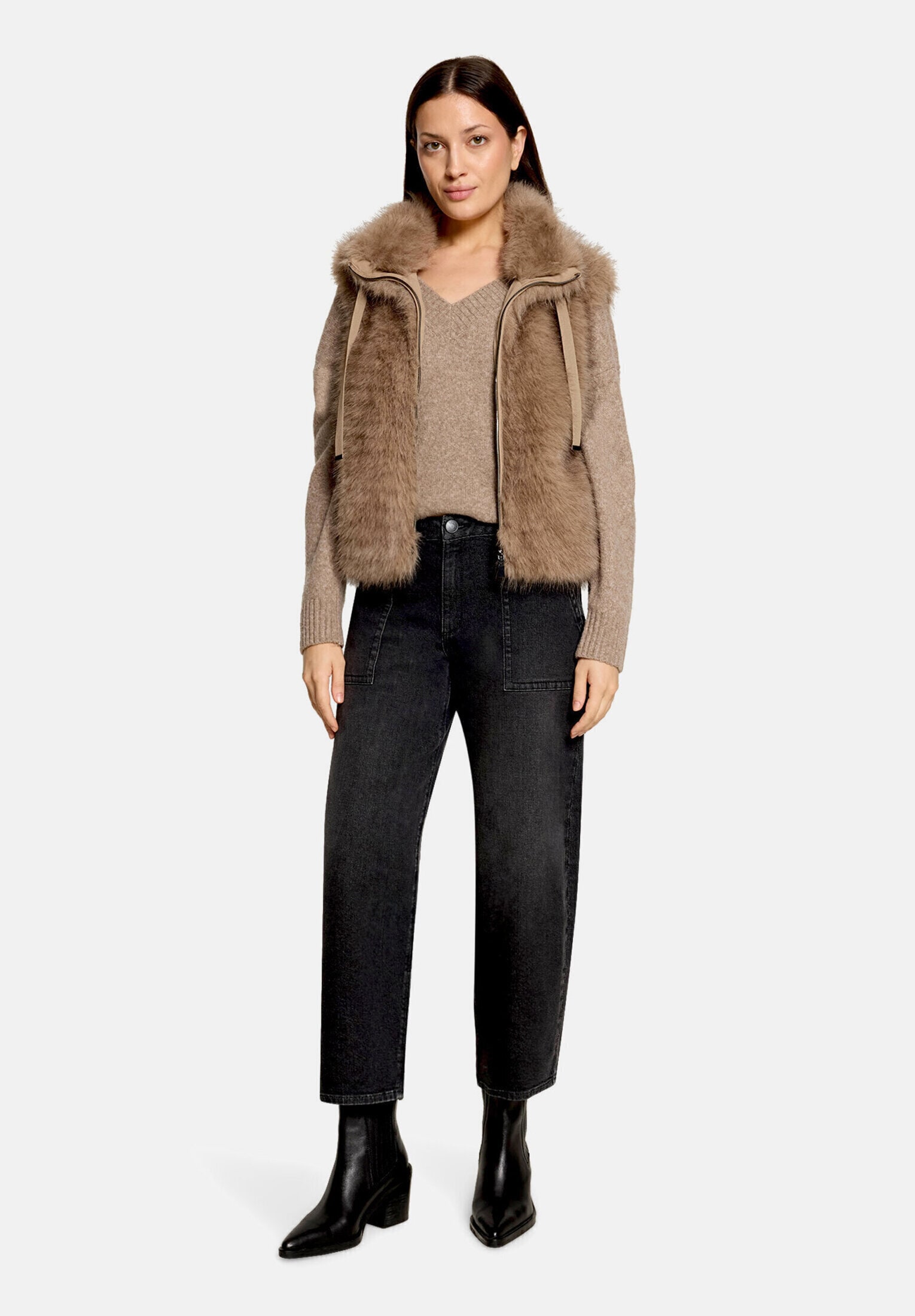 Betty&Co Loose-fit-Jeans "Damen mit Waschung"