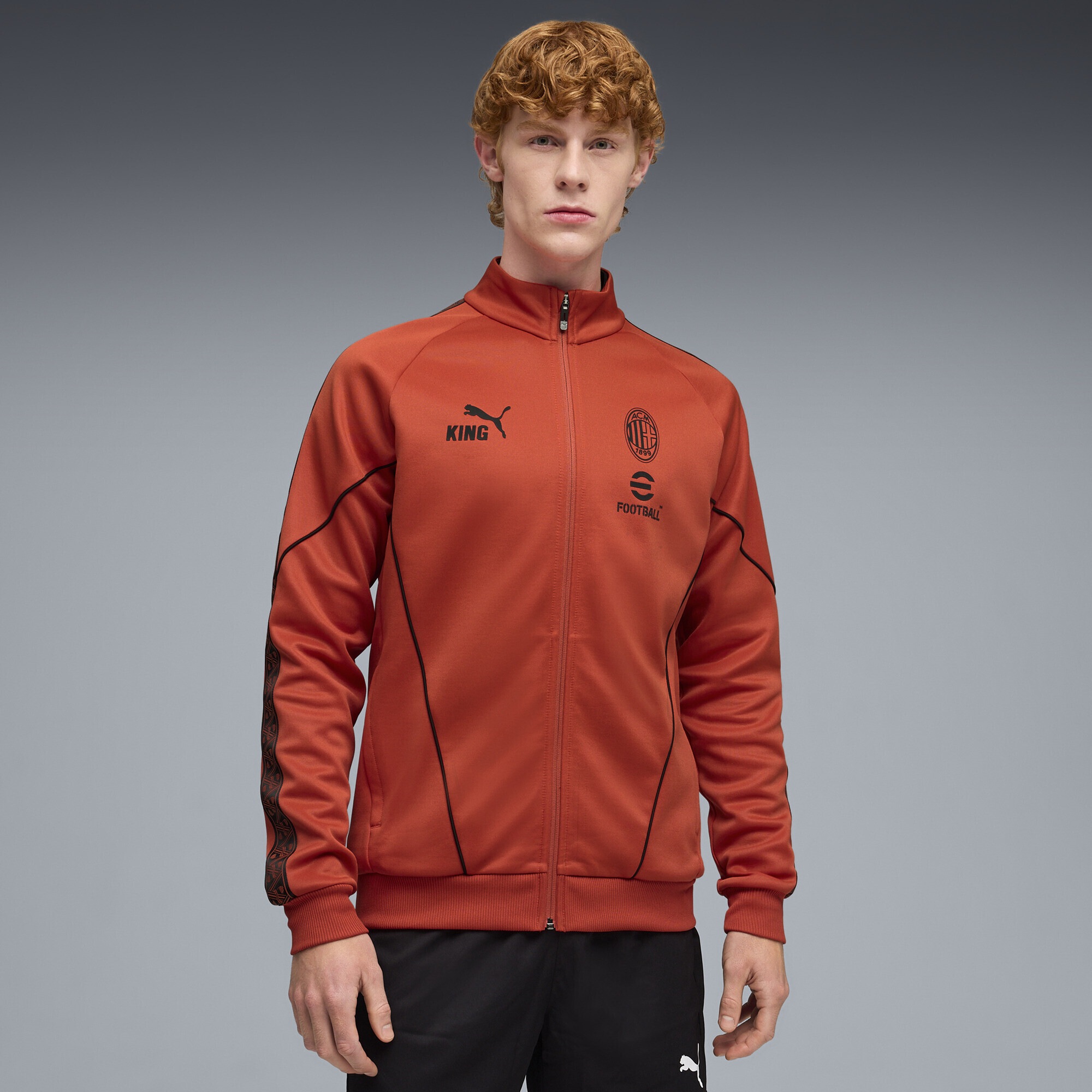PUMA Sweatjacke »AC Milan KING Anthem Jacke Herren«