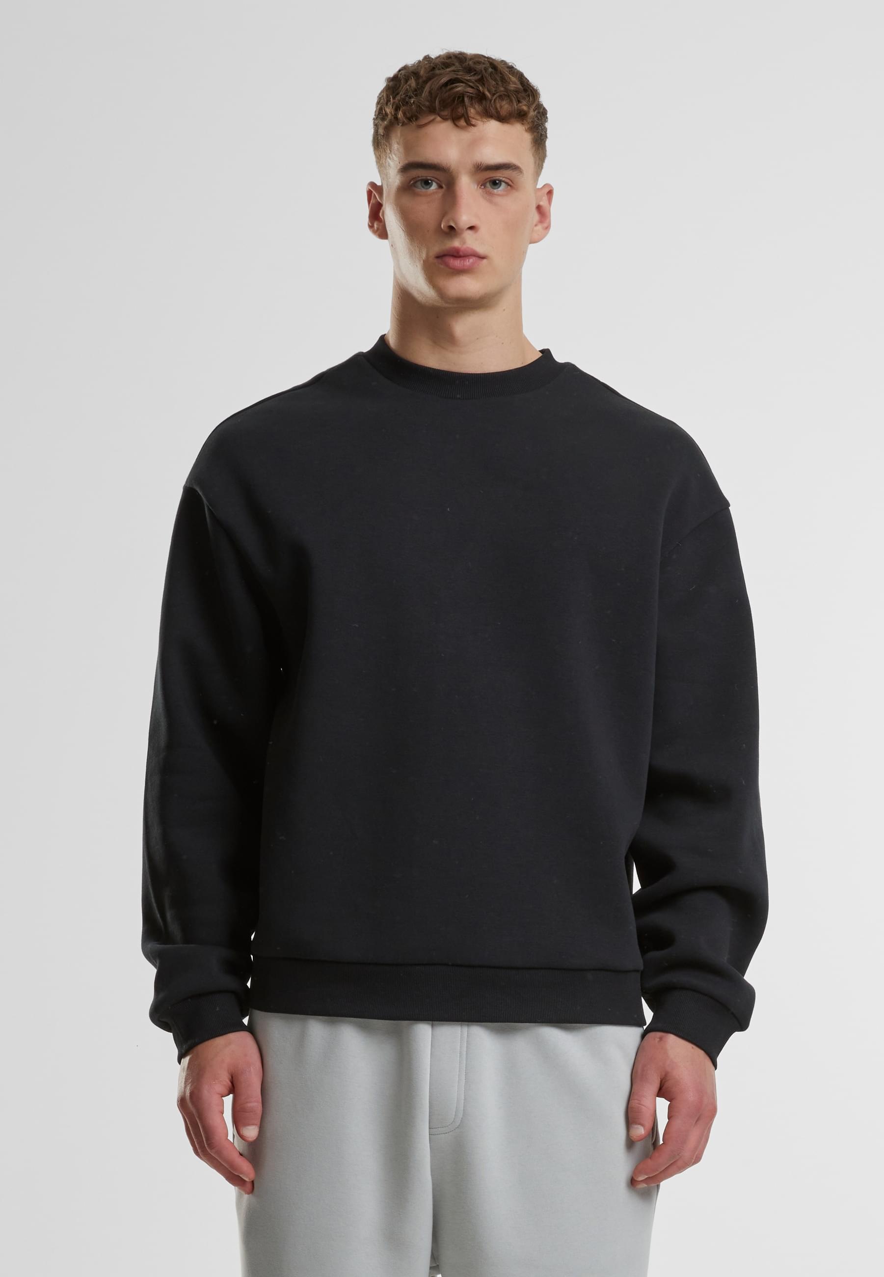 URBAN CLASSICS Rundhalspullover »Urban Classics Fluffy Crewneck«, (1 tlg.)