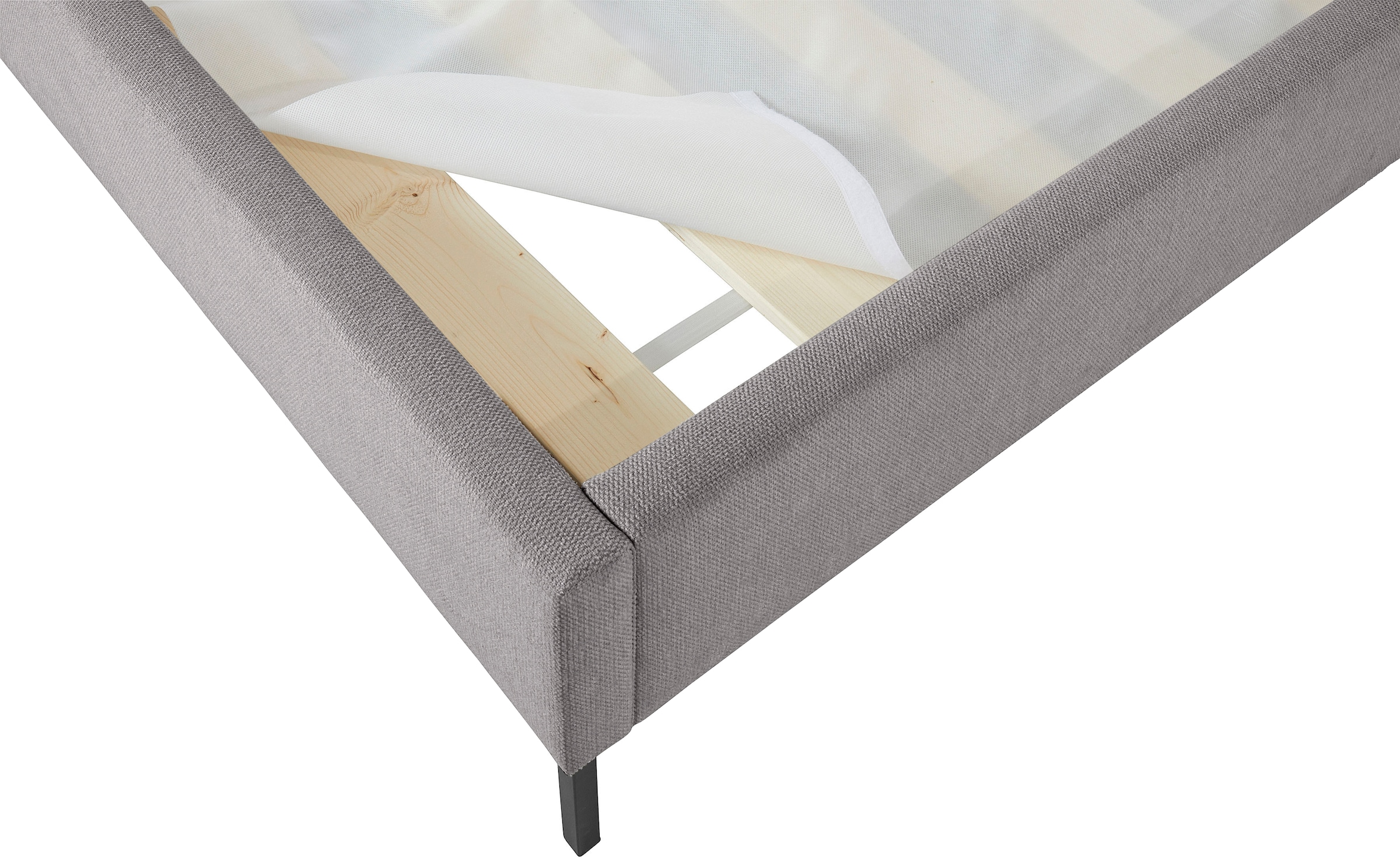 Guido Maria Kretschmer Home&Living Polsterbett »Charlott«, Modernes Polsterbett mit oder ohne Lattenrost
