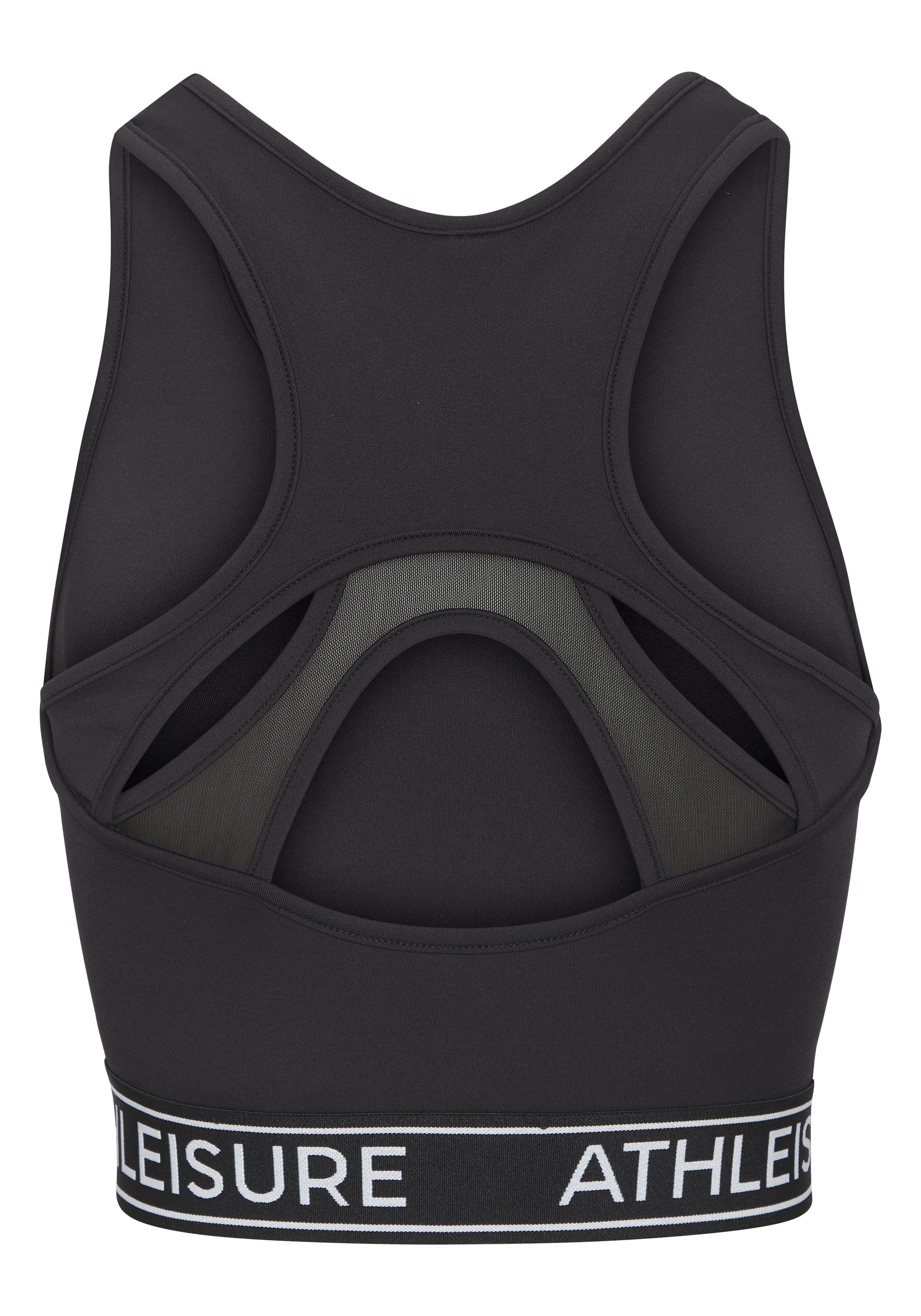 LASCANA ACTIVE Crop-Top »- Sporttop« mit modischem Cut Out Rücken und Mesh-Einsatz