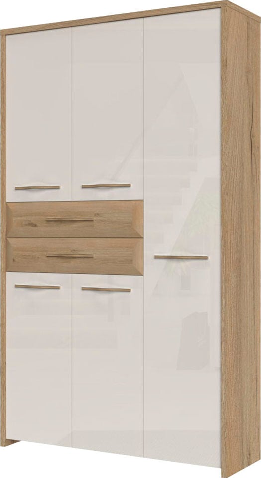 Home affaire Garderobenschrank "Gala", hochwertig UV lackiert, Soft-Close-Funktion