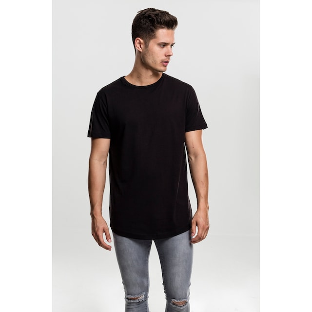 Black Friday URBAN CLASSICS Kurzarmshirt »Herren Shaped Long Tee«, (1 tlg.)  | BAUR