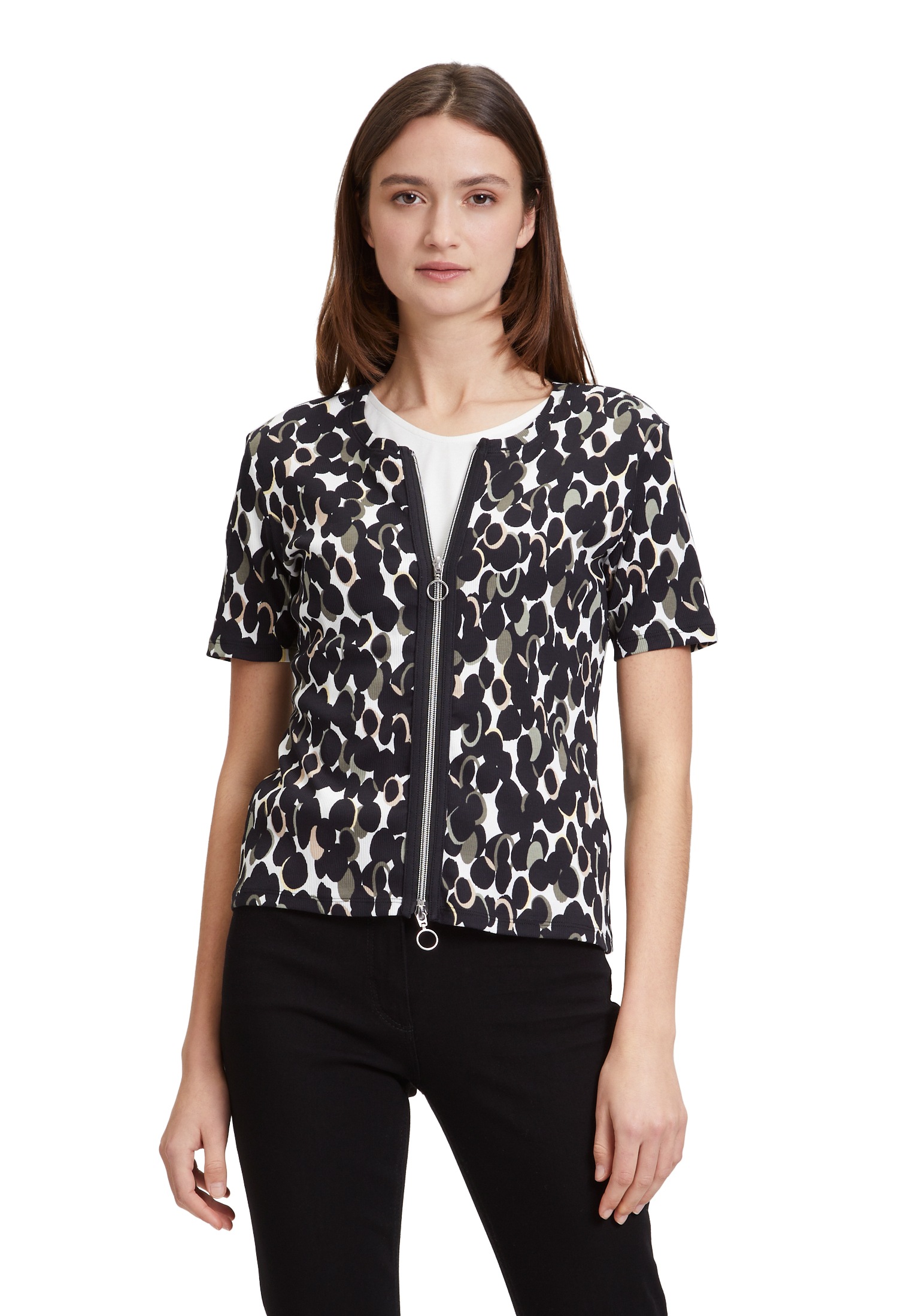 Betty Barclay Shirtjacke »Betty Barclay Shirtjacke mit Rippenstruktur«, (1 tlg.), Material