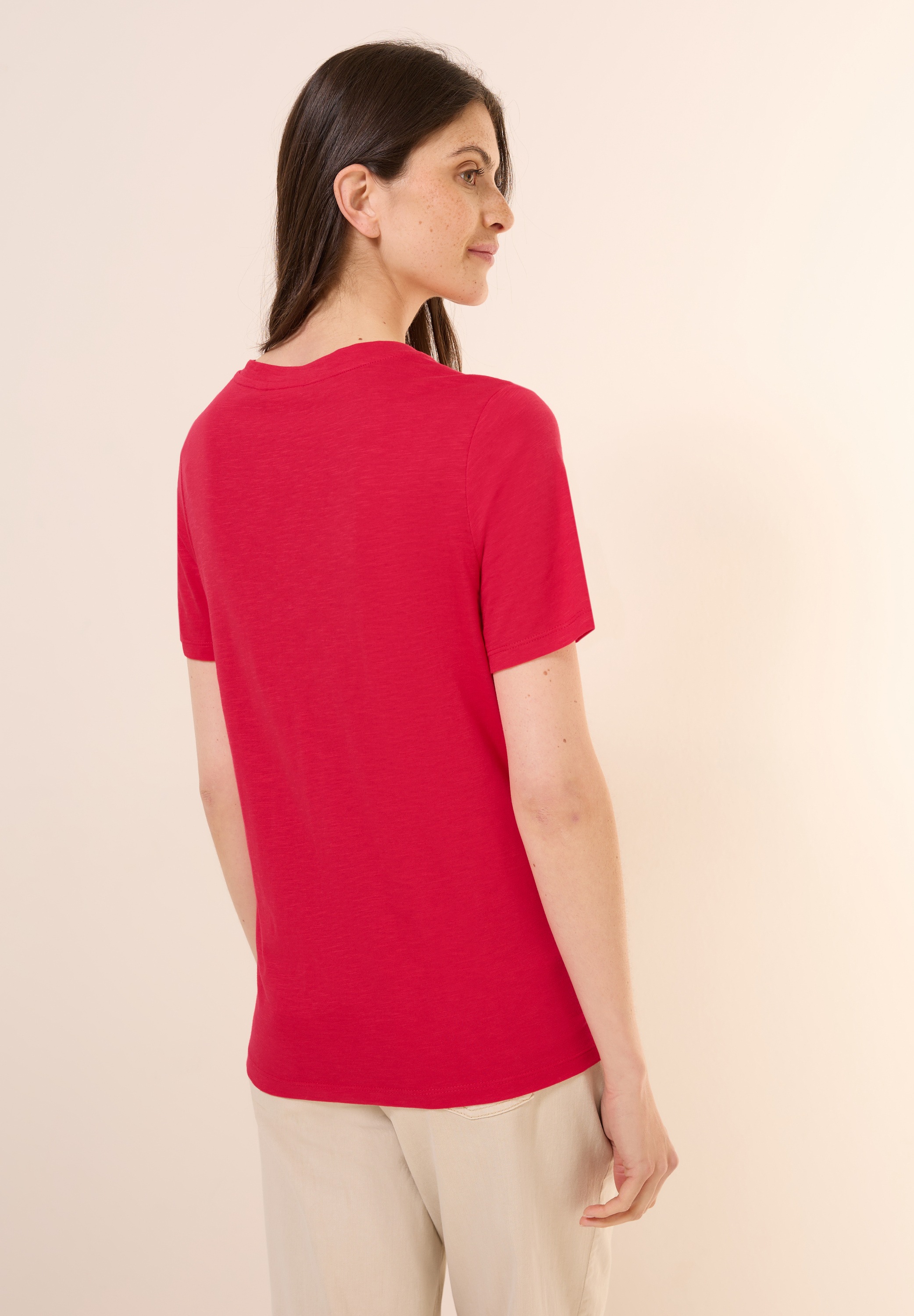 Cecil T-Shirt, mit V-Ausschnitt günstig online kaufen