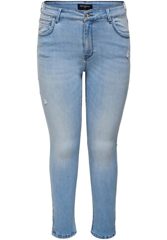 ONLY CARMAKOMA Skinny-fit-Jeans »CARKARLA REG ANK SK DNM BJ759 NOOS«, mit Destroyed... kaufen