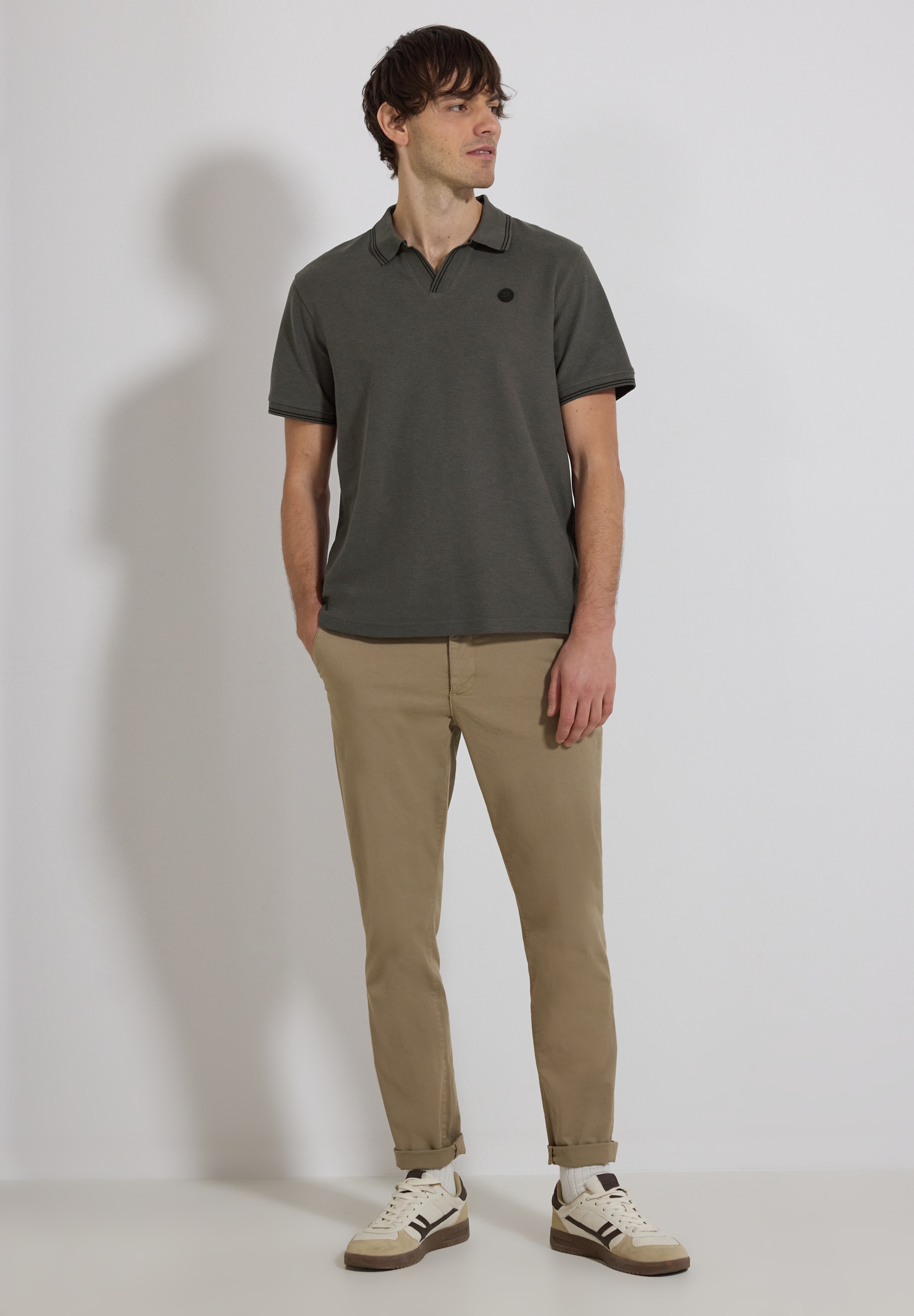STREET ONE MEN Poloshirt im soften Baumwoll-Mix
