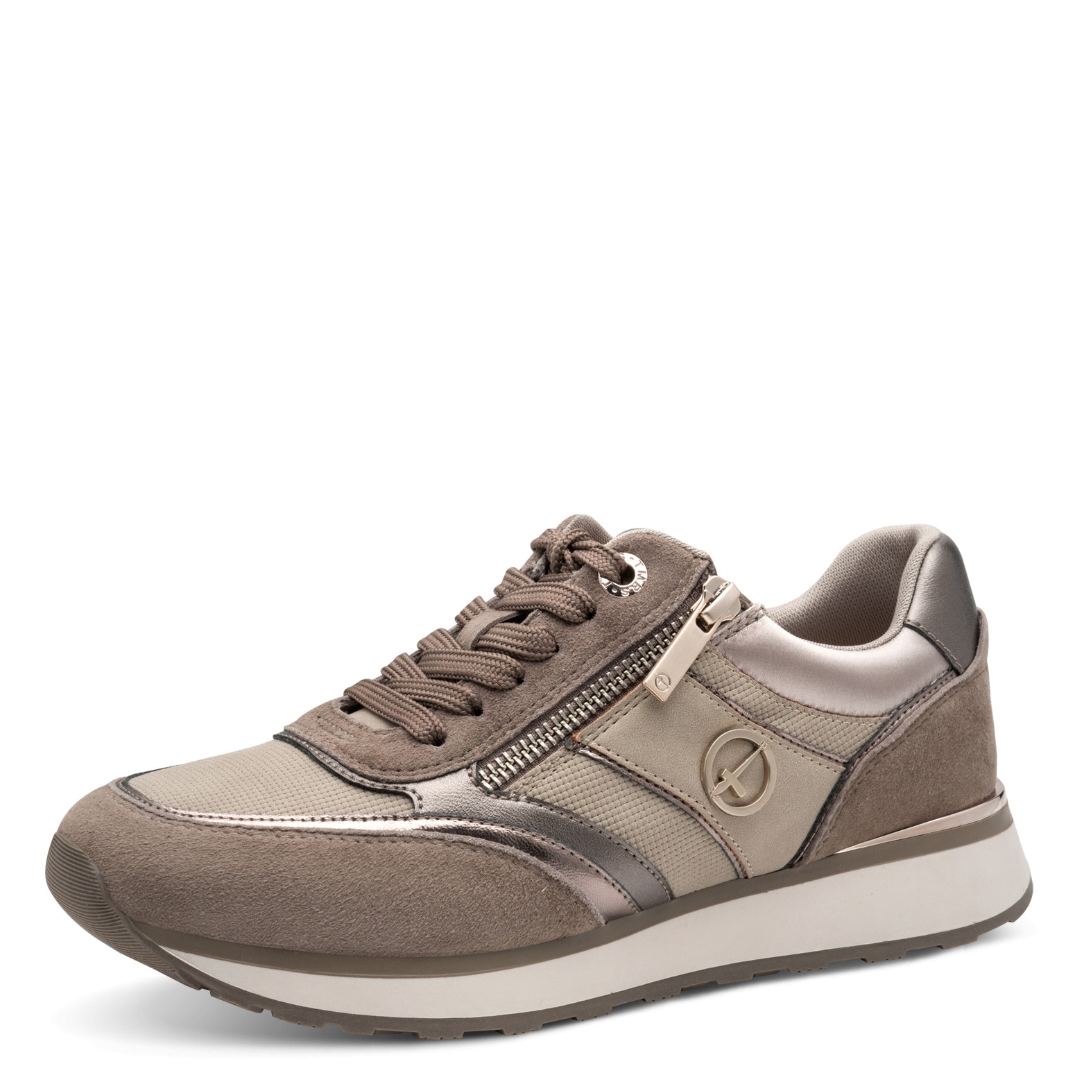 Tamaris Keilsneaker, Freizeitschuh, Halbschuh, Schnürschuh mit Kontrastbesä günstig online kaufen