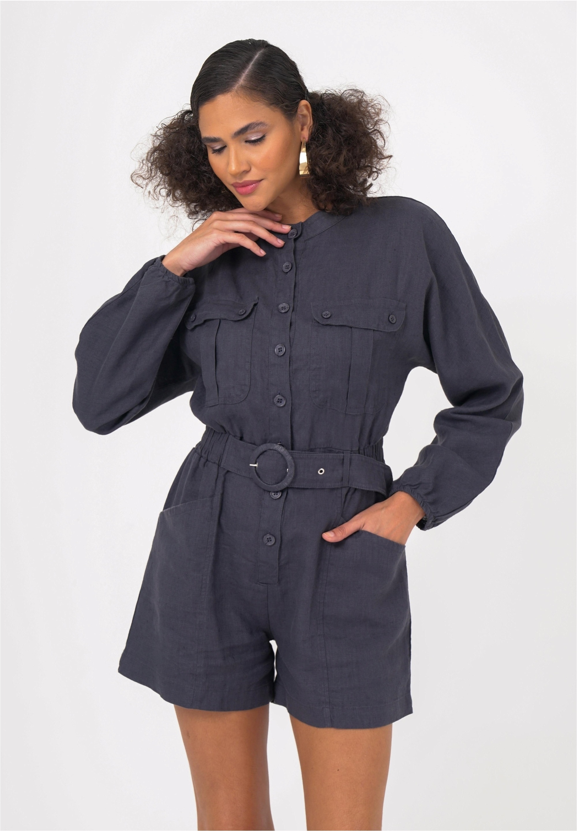 Thumbnail - freshlions Jumpsuit "Jade" 1 Stk. im klassischen Design