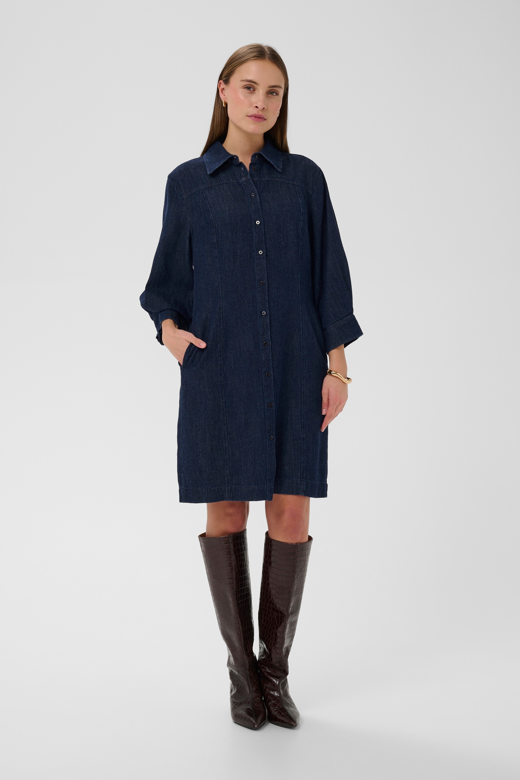 SOAKED IN LUXURY Midikleid »Damen Kleid SLChaman«