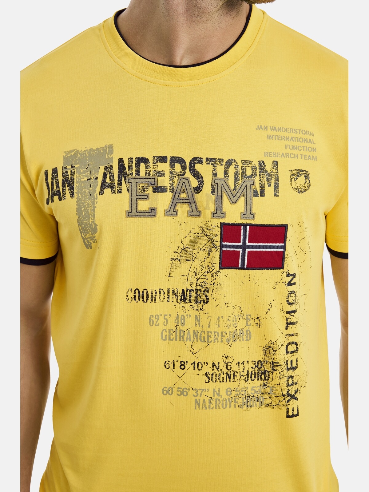 Jan Vanderstorm T-Shirt »T-Shirt SÖLVE«