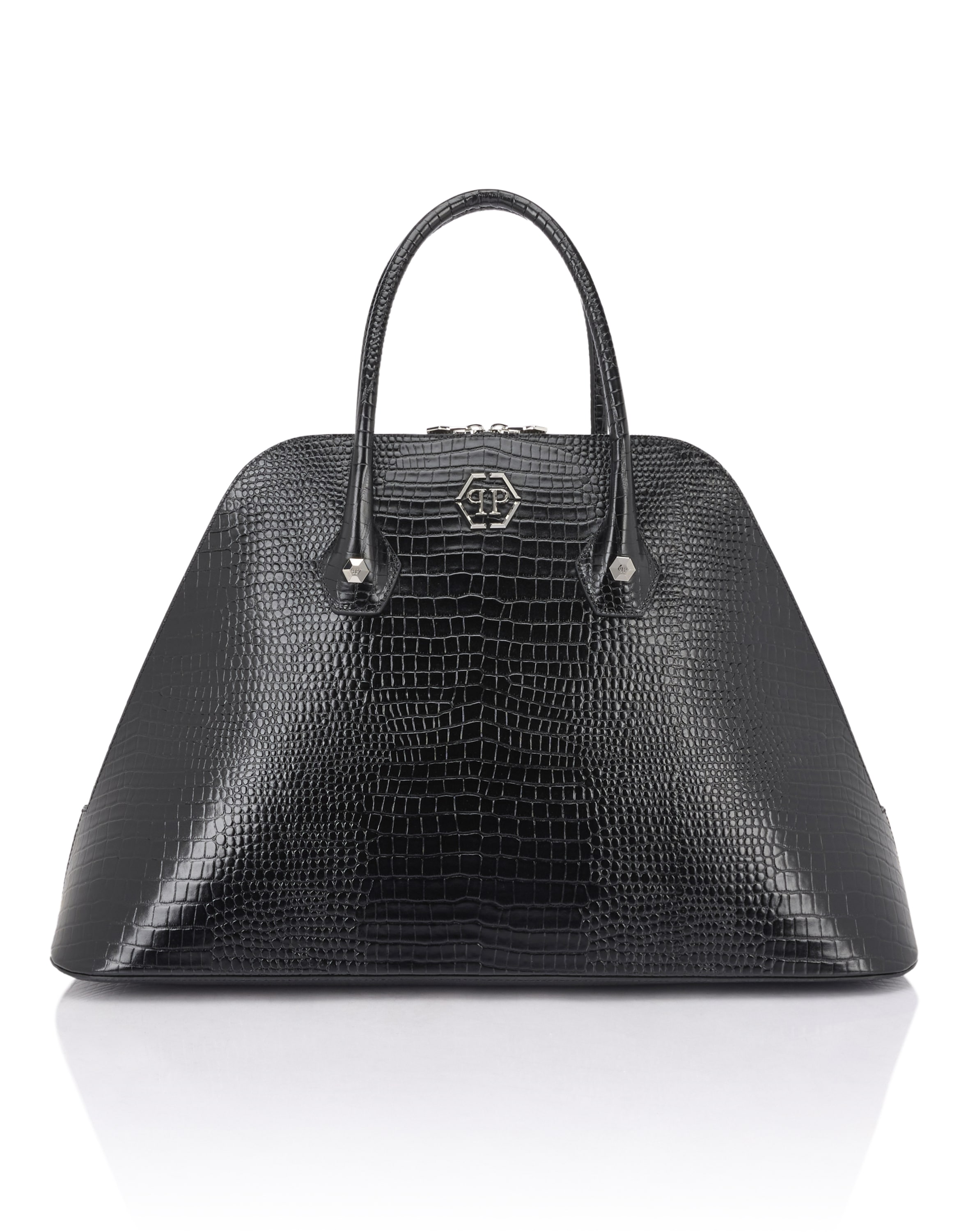 PHILIPP PLEIN Schultertasche "Cocco Crocco Geprägt" günstig online kaufen