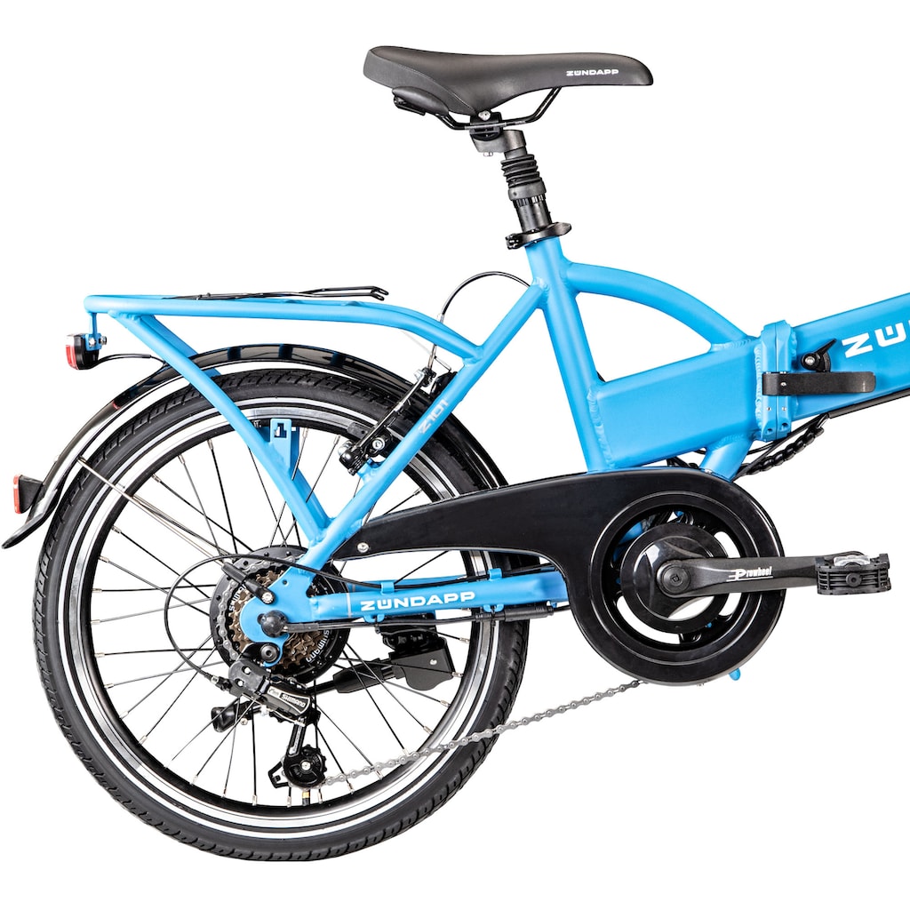 Zündapp E-Bike »Z101«, 6 Gang, Shimano, Tourney RD-TY300, Heckmotor 250 W