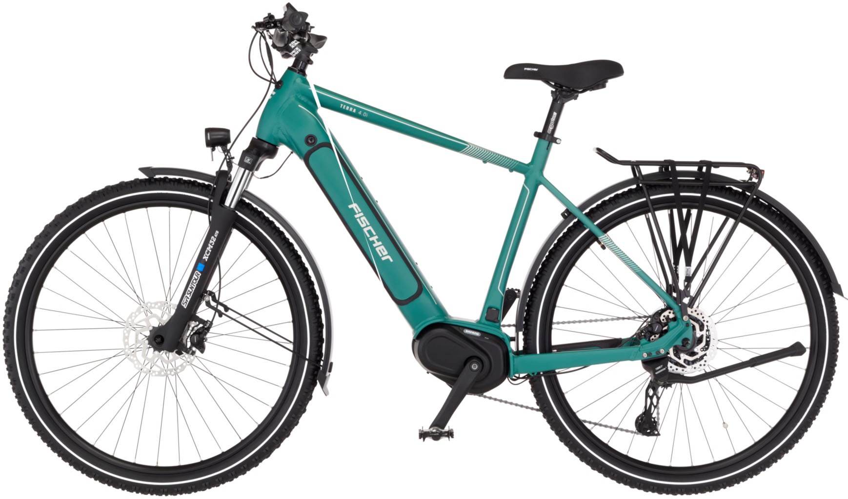 FISCHER Fahrrad E-Bike »TERRA 4.0i 630 55«, 10 Gang, Shimano, CUES, (mit Akku-Ladegerät-mit Werkzeug)