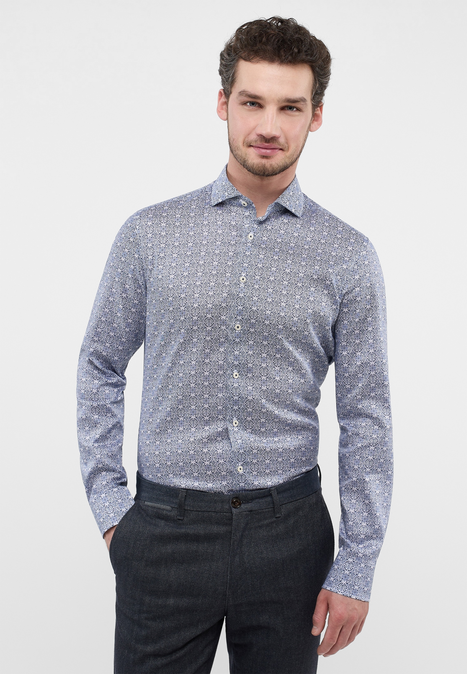 Eterna Langarmhemd "SLIM FIT" günstig online kaufen