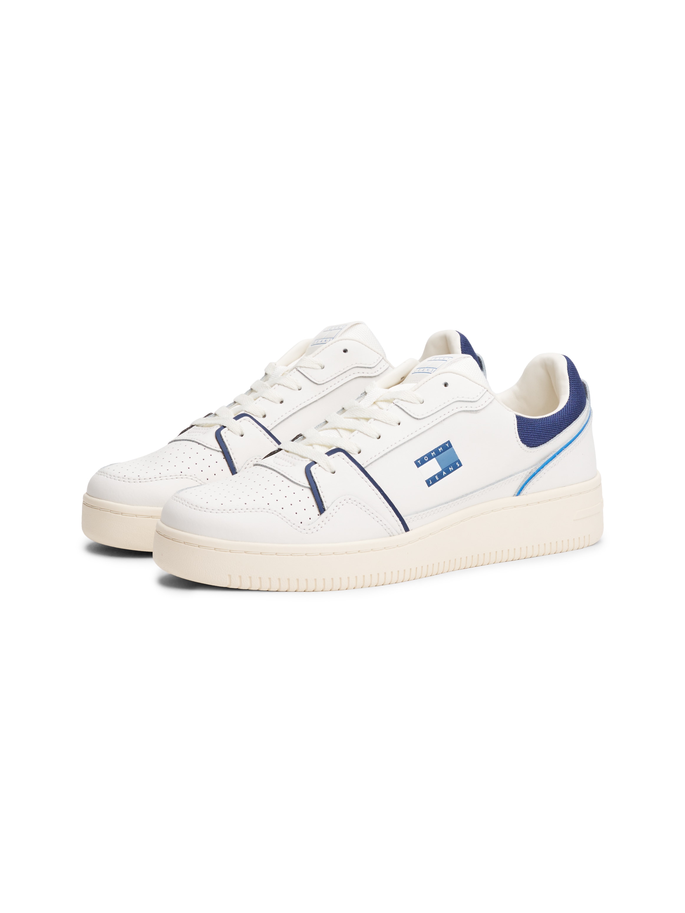 Tommy Jeans Plateausneaker "TJM RETRO BASKET", Freizeitschuh, Halbschuh, Sc günstig online kaufen