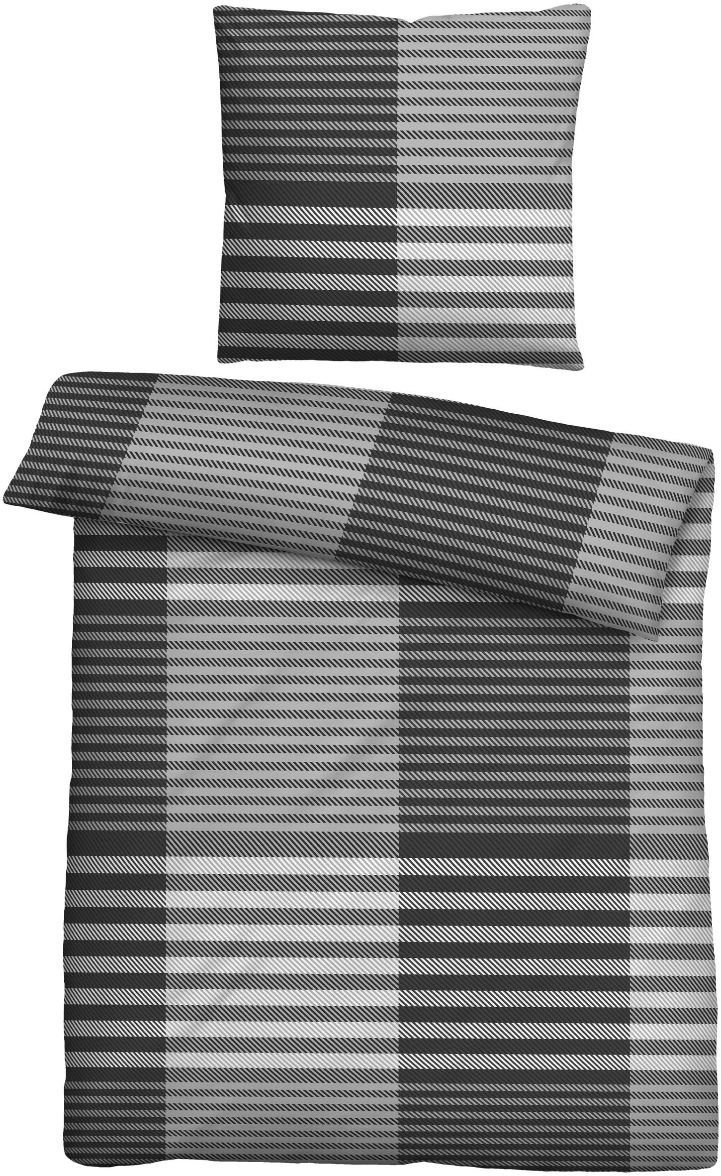 Biberna Bettwäsche "0004106" 2 Stk. tlg. wohlig warm + weich, pflegeleicht, günstig online kaufen