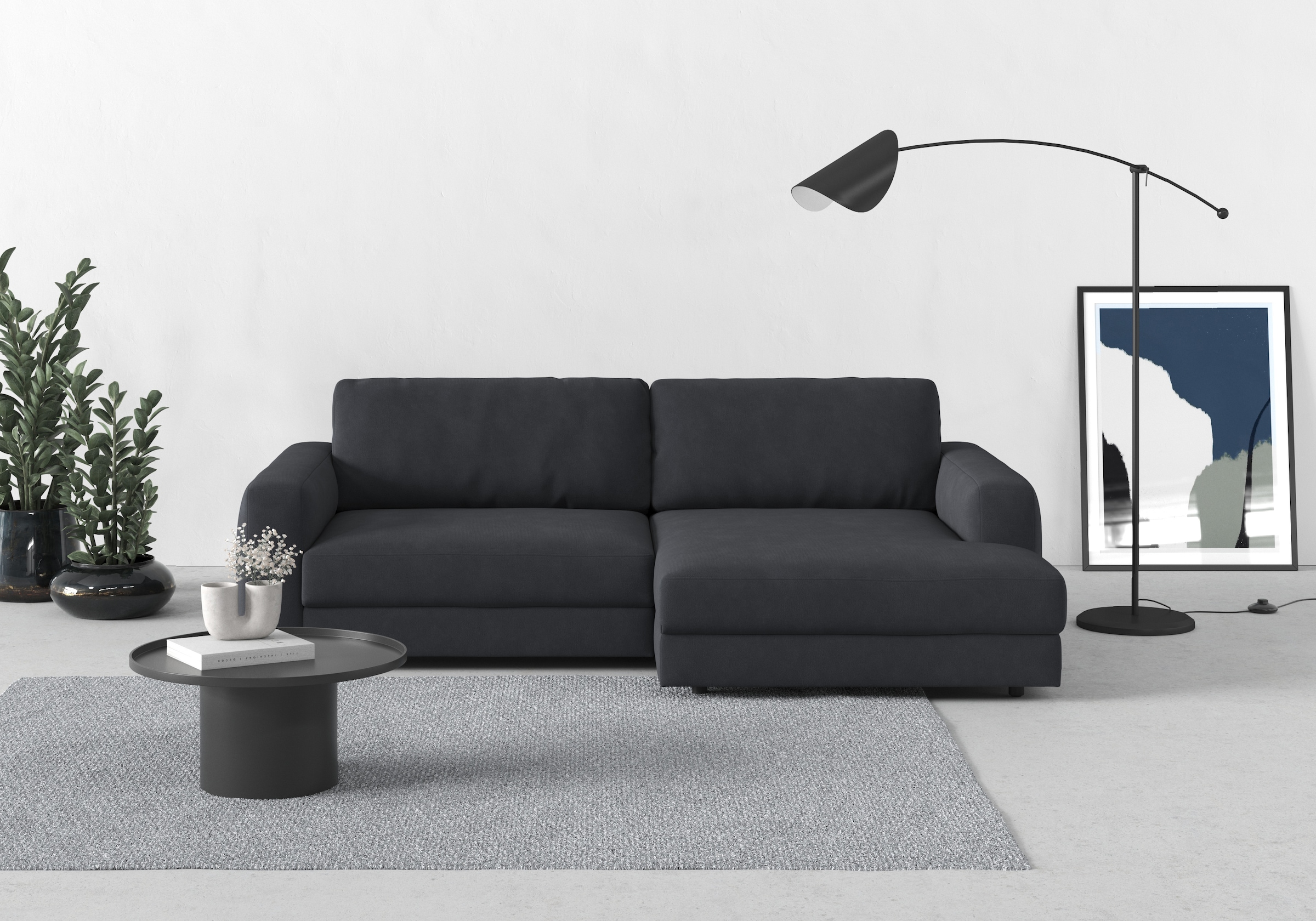 TRENDMANUFAKTUR Ecksofa "Bourbon Mega Ecke mit tollem Sitzkomfort, Breite 2 günstig online kaufen