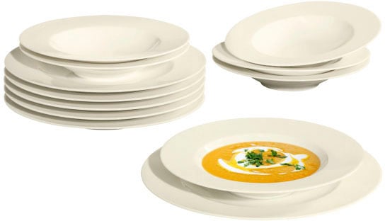 Seltmann Weiden Tafelservice "Teller Set, Geschirr-Set Zoè" Suppenteller, M günstig online kaufen
