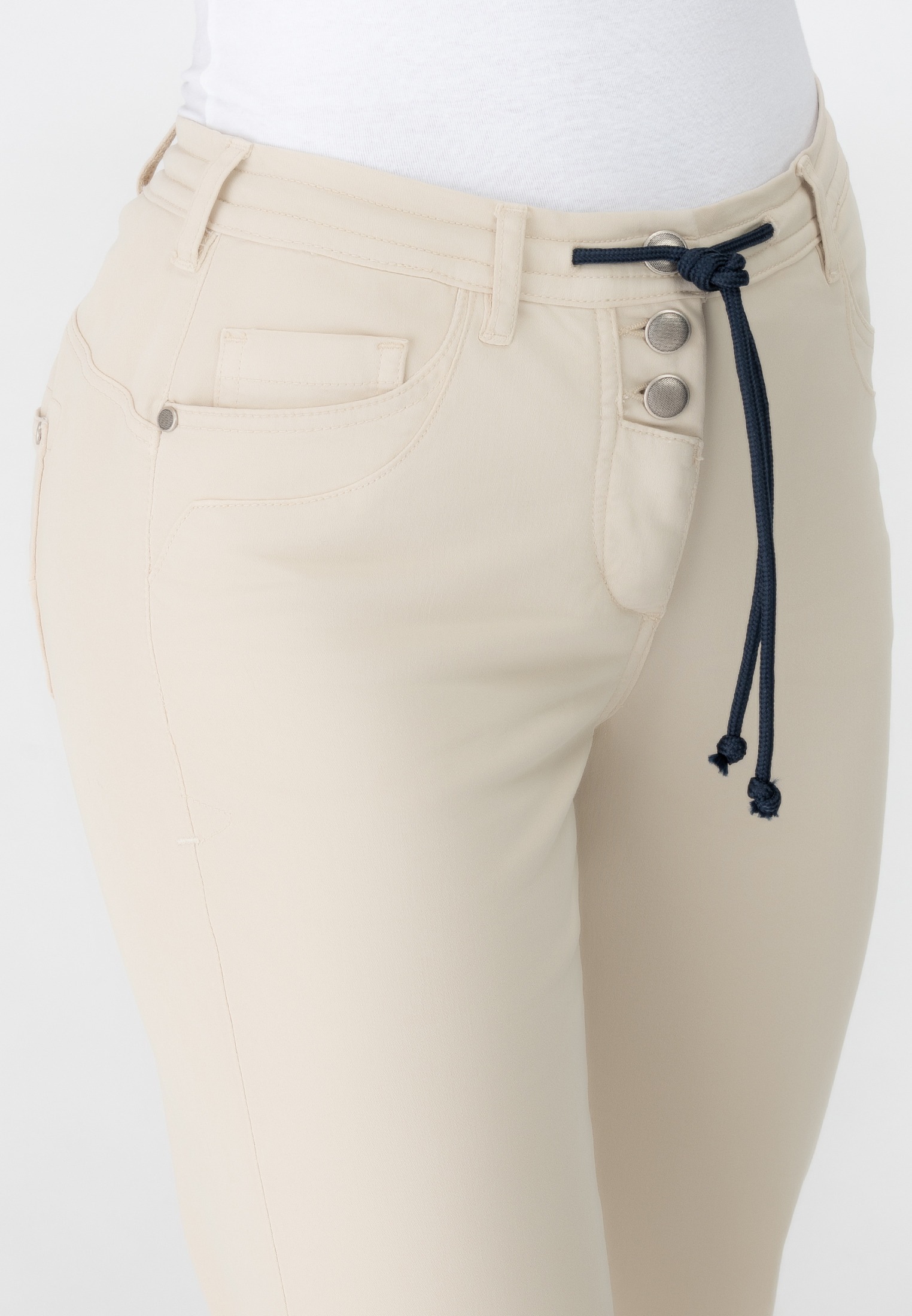 Recover Pants Stoffhose »Jogpants«, Mit teils verdeckter Knopfleiste