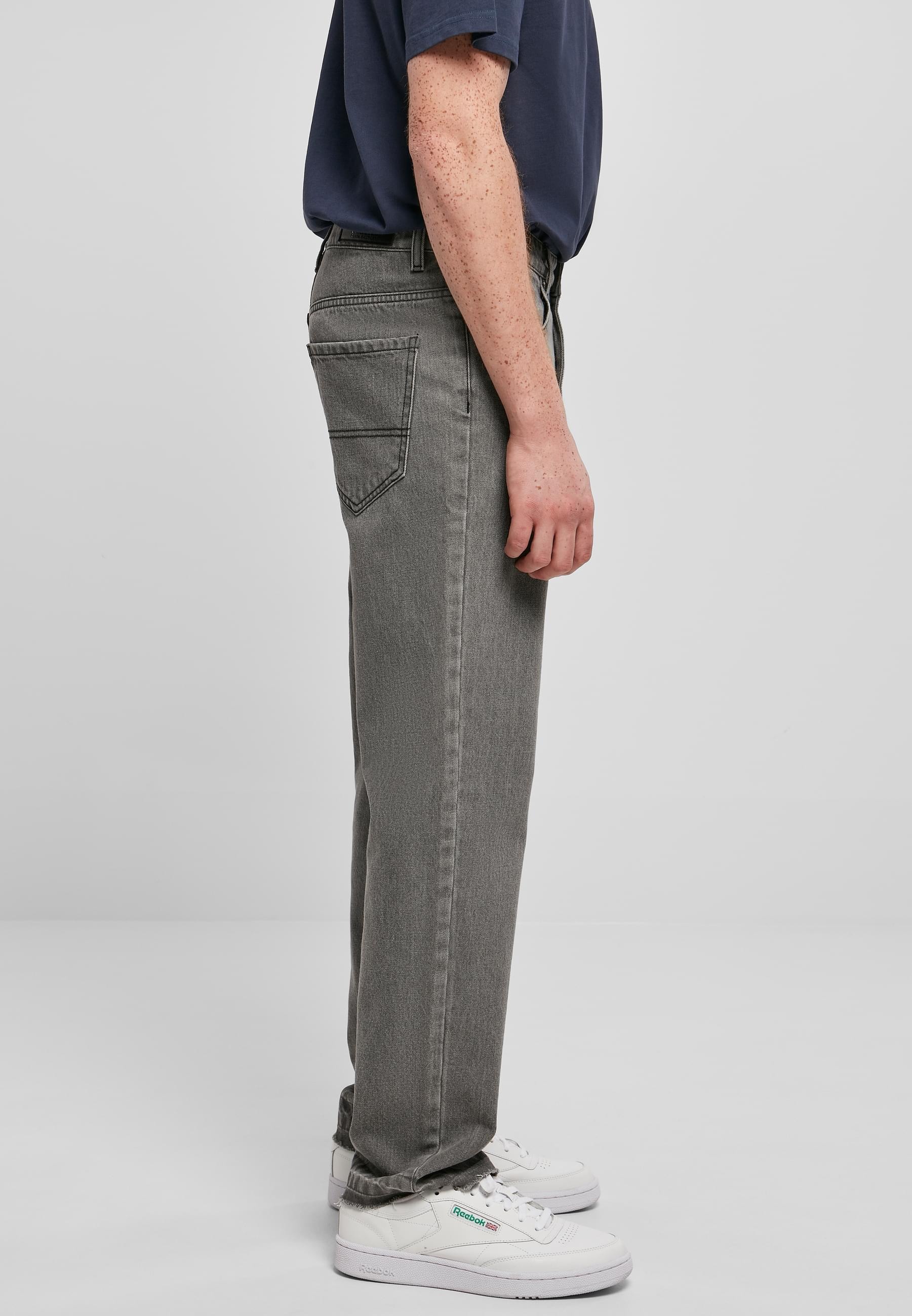 URBAN CLASSICS Bequeme Jeans »Urban Classics Herren Open Edge Loose Fit Jeans«, (1 tlg.)