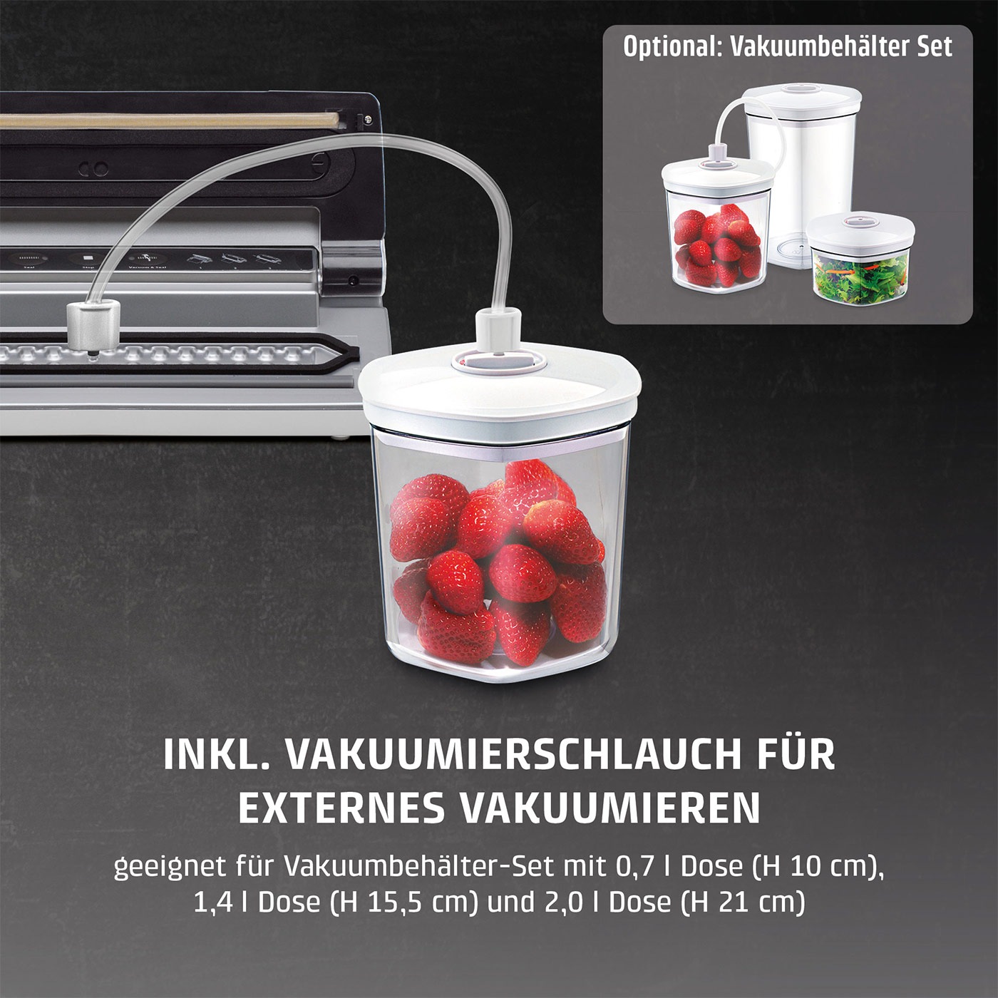 Caso Vakuumierer »1374  VC10 PlusEdition« Rollenbreite 30 cm 110 W
