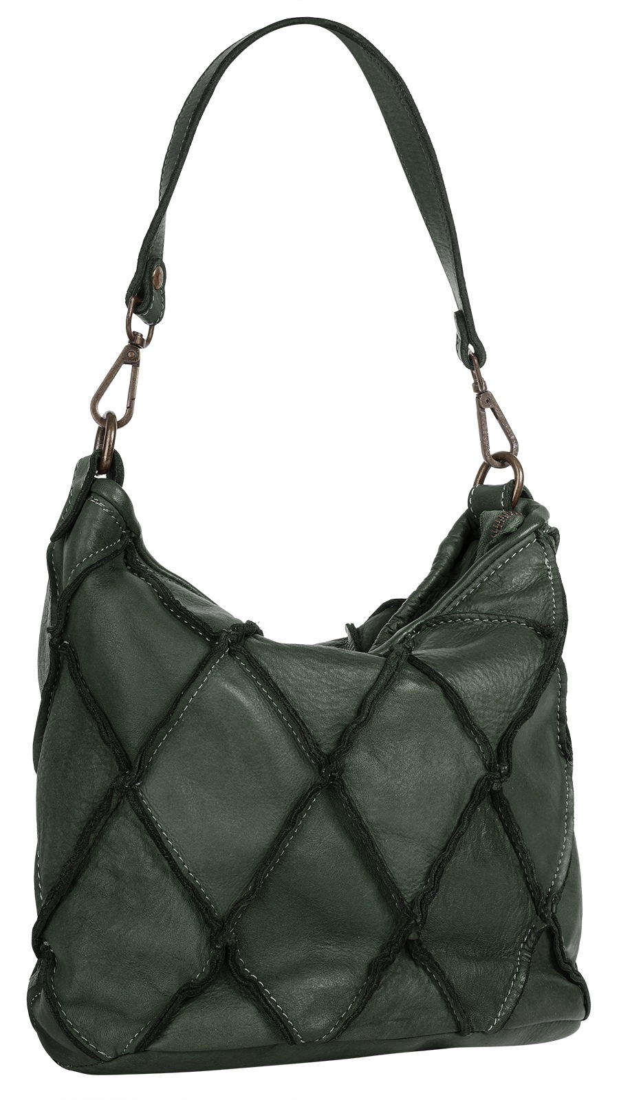Samantha Look Henkeltasche echt Leder, Made in Italy günstig online kaufen