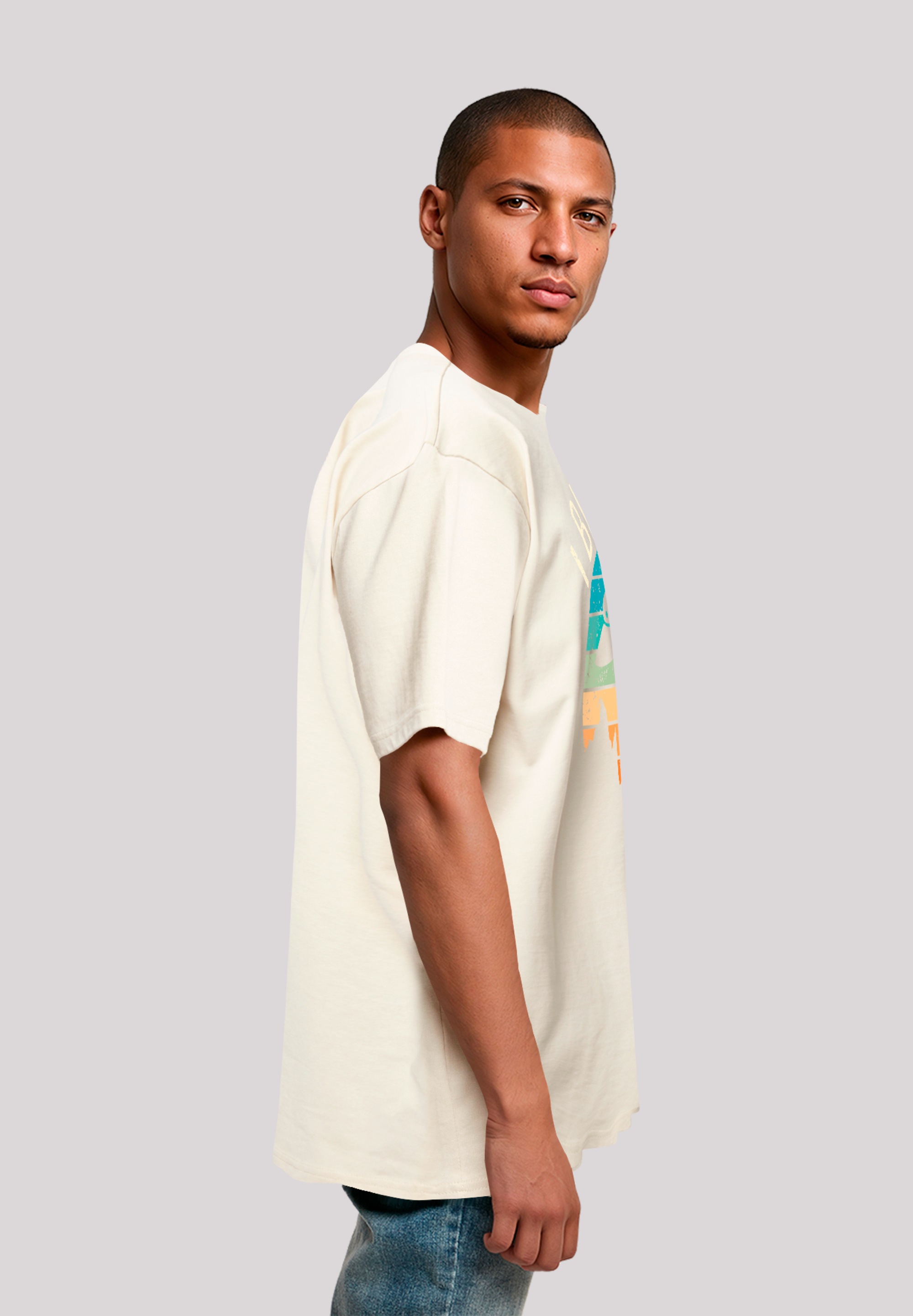 F4NT4STIC T-Shirt »I Believe UFO Alien Sonnenuntergang«, Premium Qualität