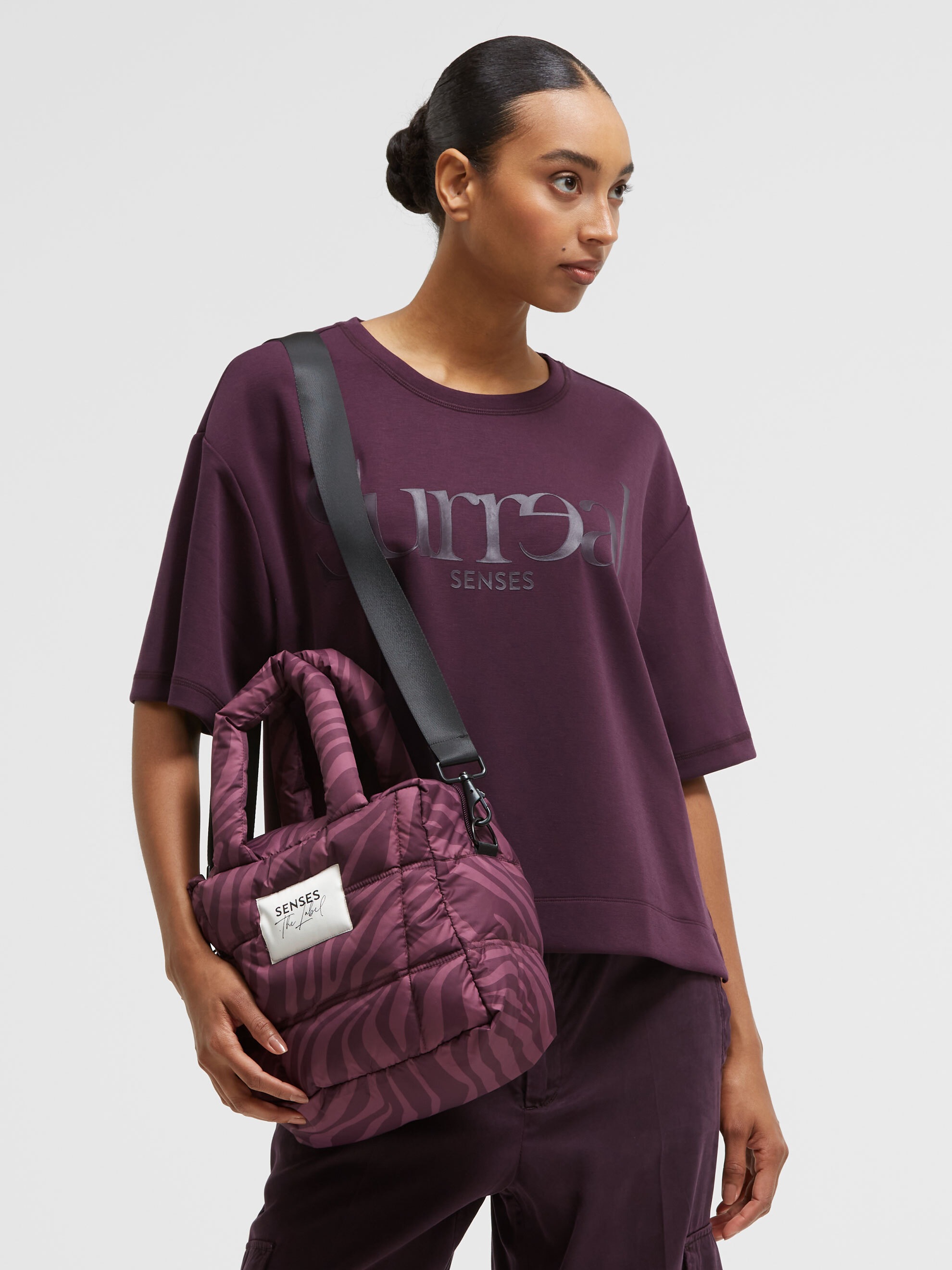 SENSES.THE LABEL Henkeltasche mit vielen Innenfächern