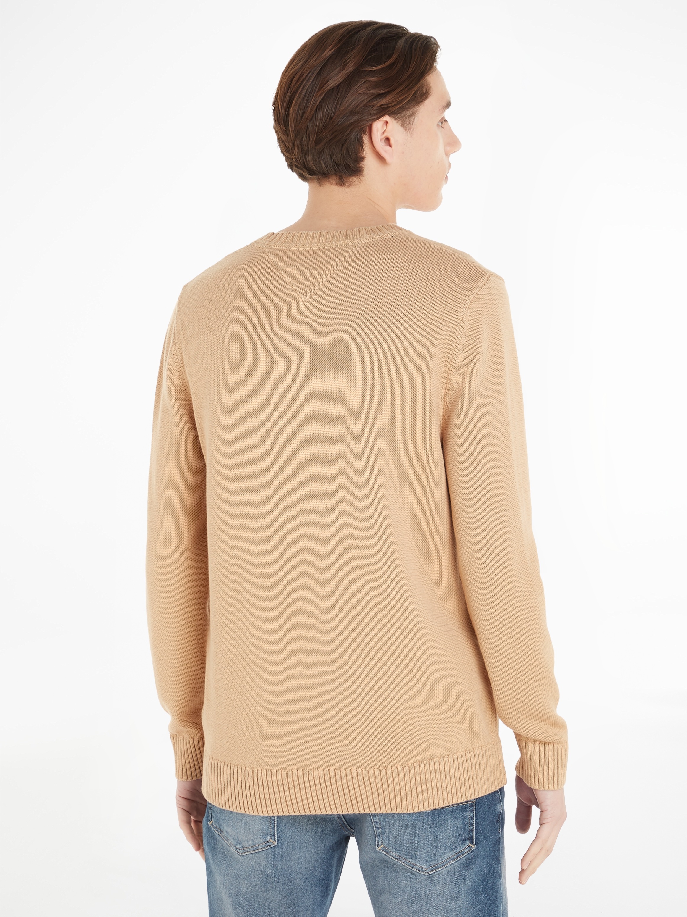 Tommy Jeans Strickpullover "TJM ESSENTIAL CREW NECK SWEATER" günstig online kaufen