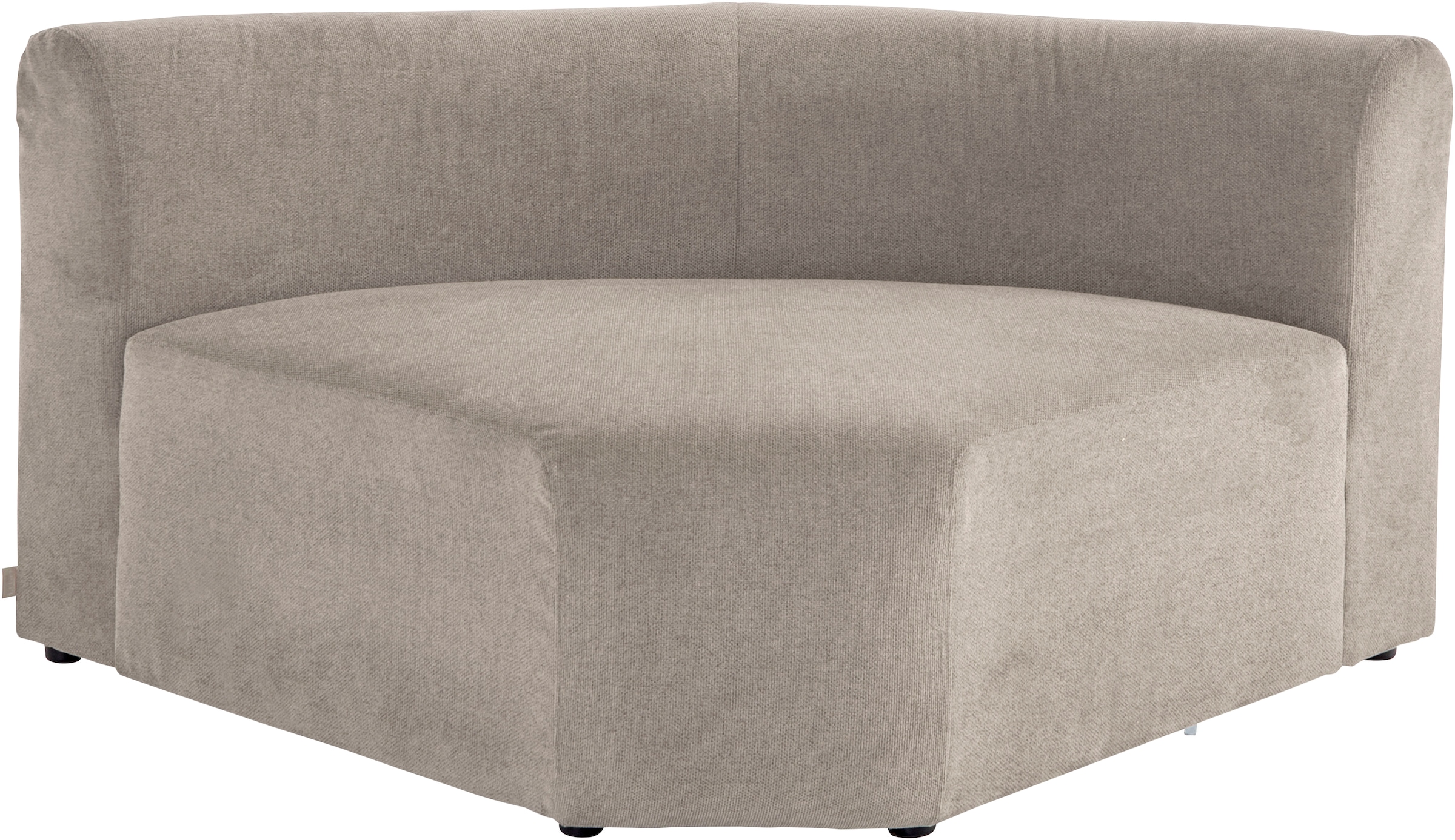 LeGer Home by Lena Gercke Sofa-Eckelement »LYZA mit gerundeter Rückenlehne, Maße B/T/H: 122/104/74 cm«, als Modul oder separat verwendbar, für individuelle Zusammenstellung